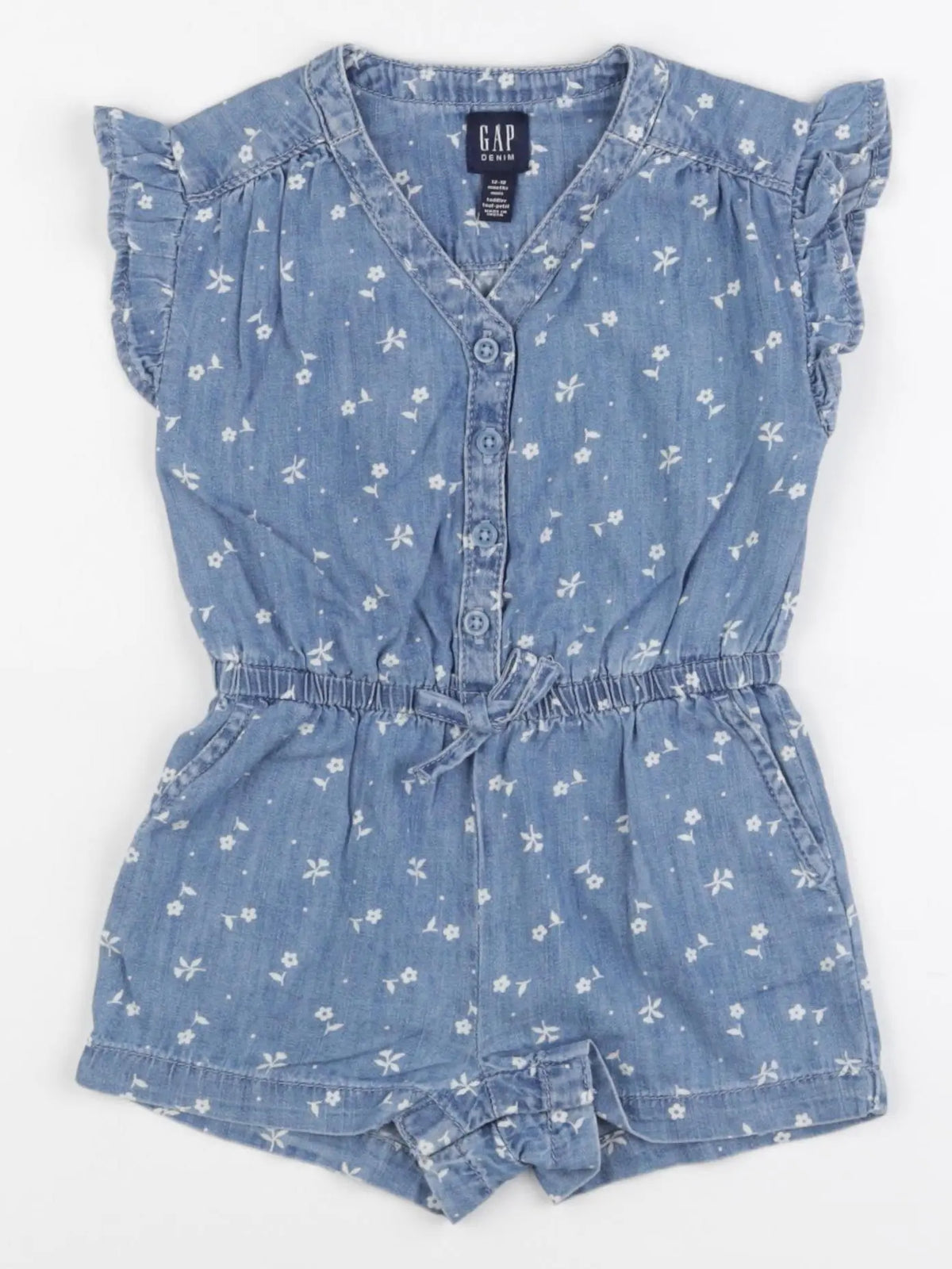 GAP - combinaison bleu - 12/18 mois