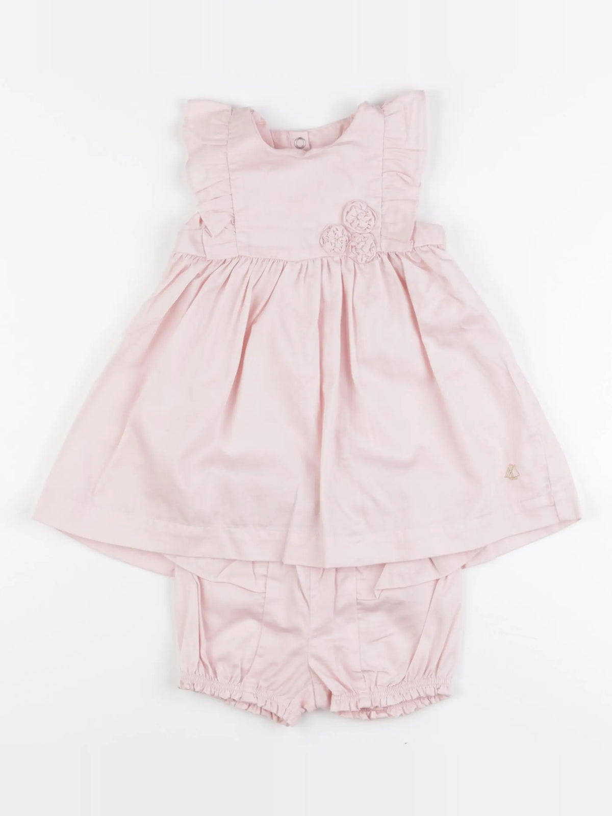 Petit Bateau - robe rose - 12 mois