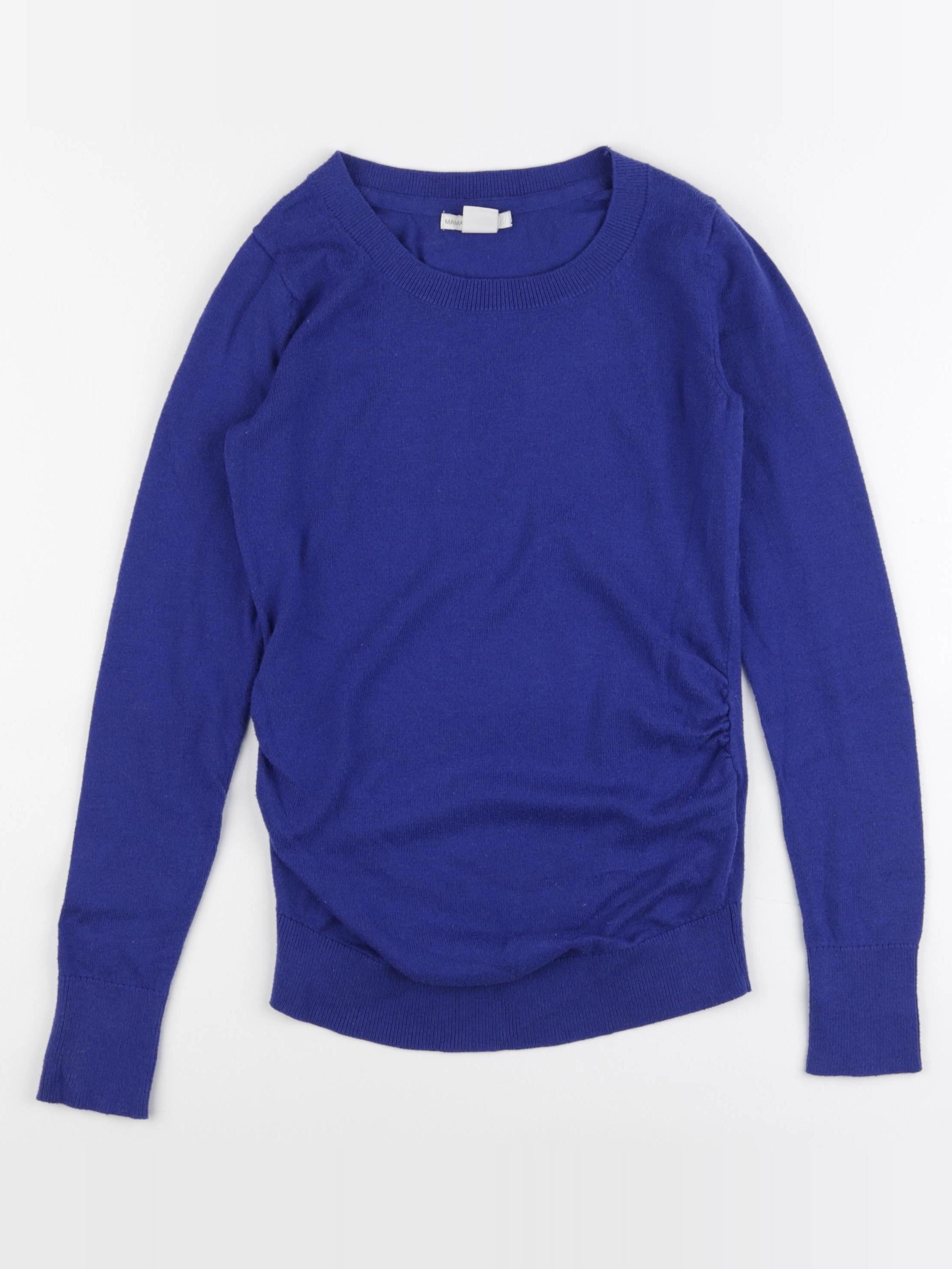 H&M - pull grossesse bleu - 34
