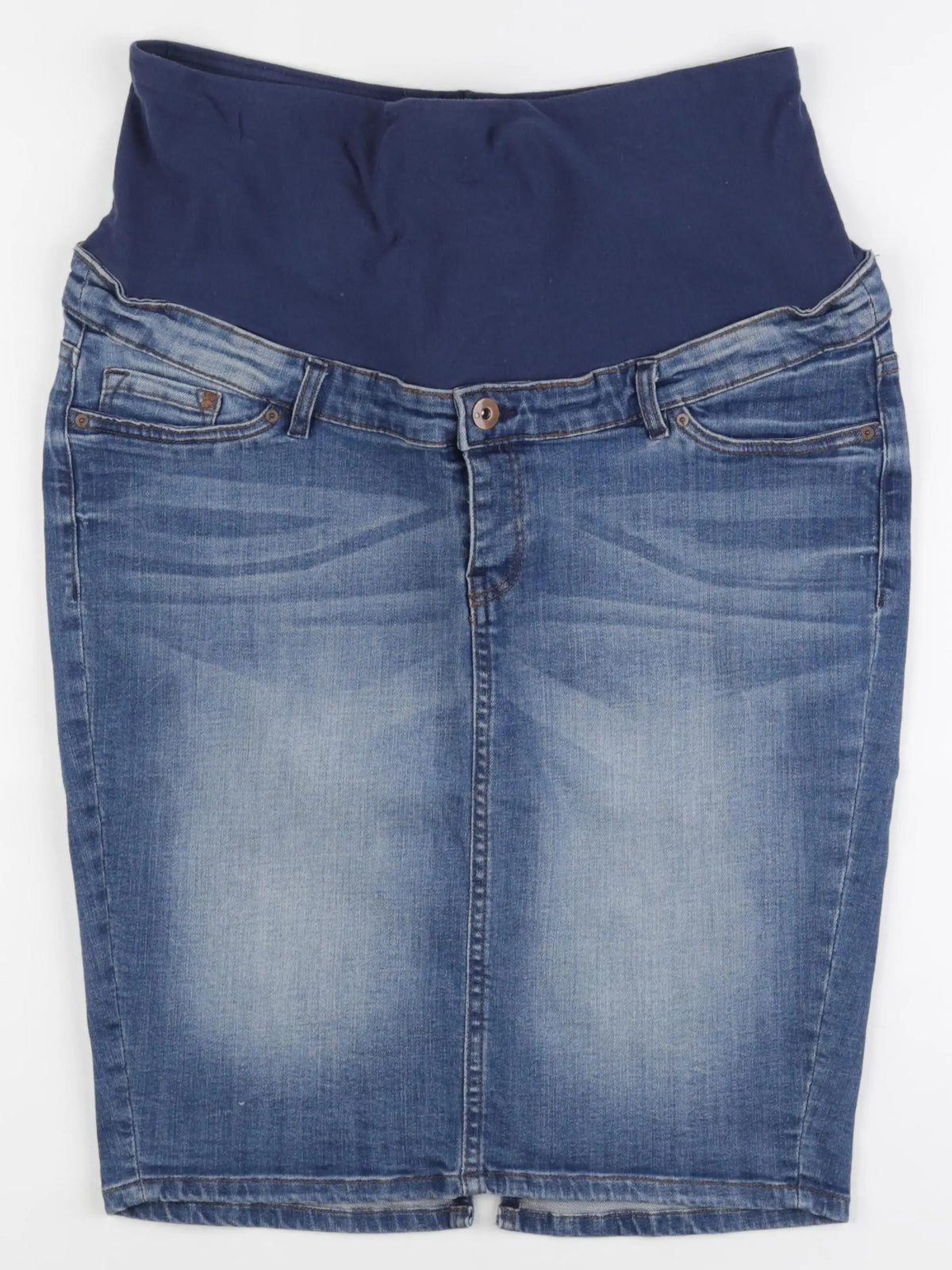 H&M - jupe grossesse bleu - 40