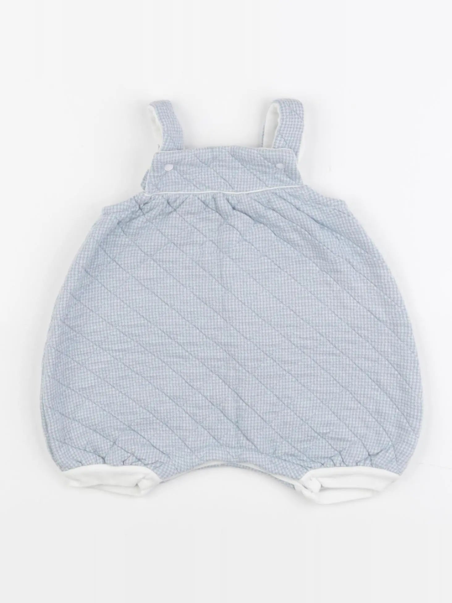 Petit Bateau - salopette bleu - 3 mois