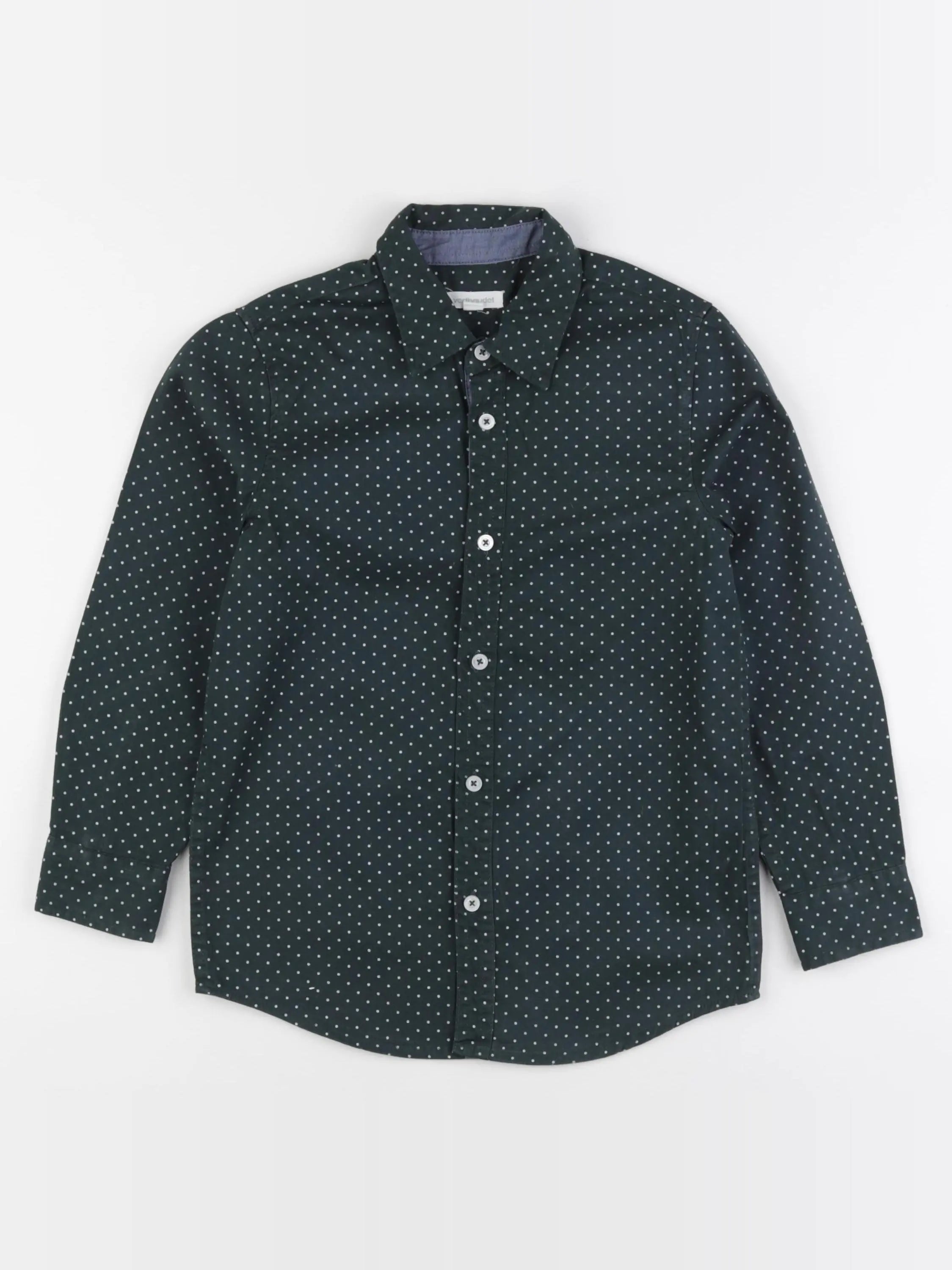 Vertbaudet - chemise vert - 8 ans