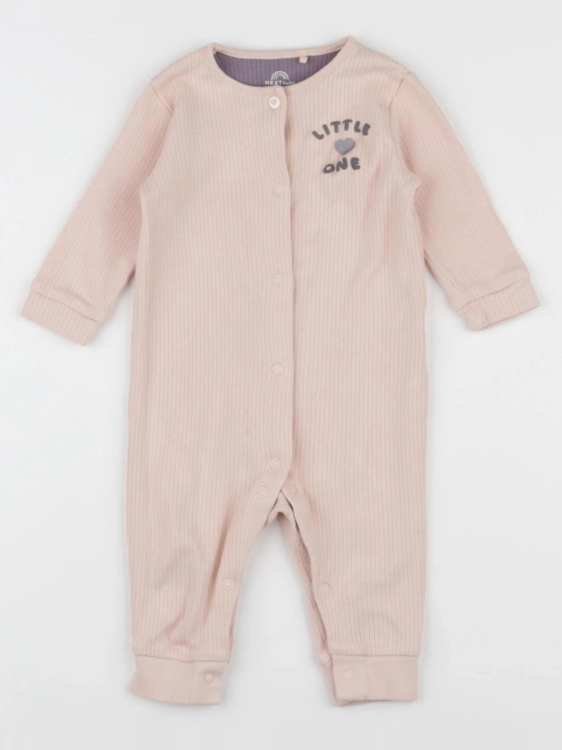Next - pyjama coton rose - 6/9 mois