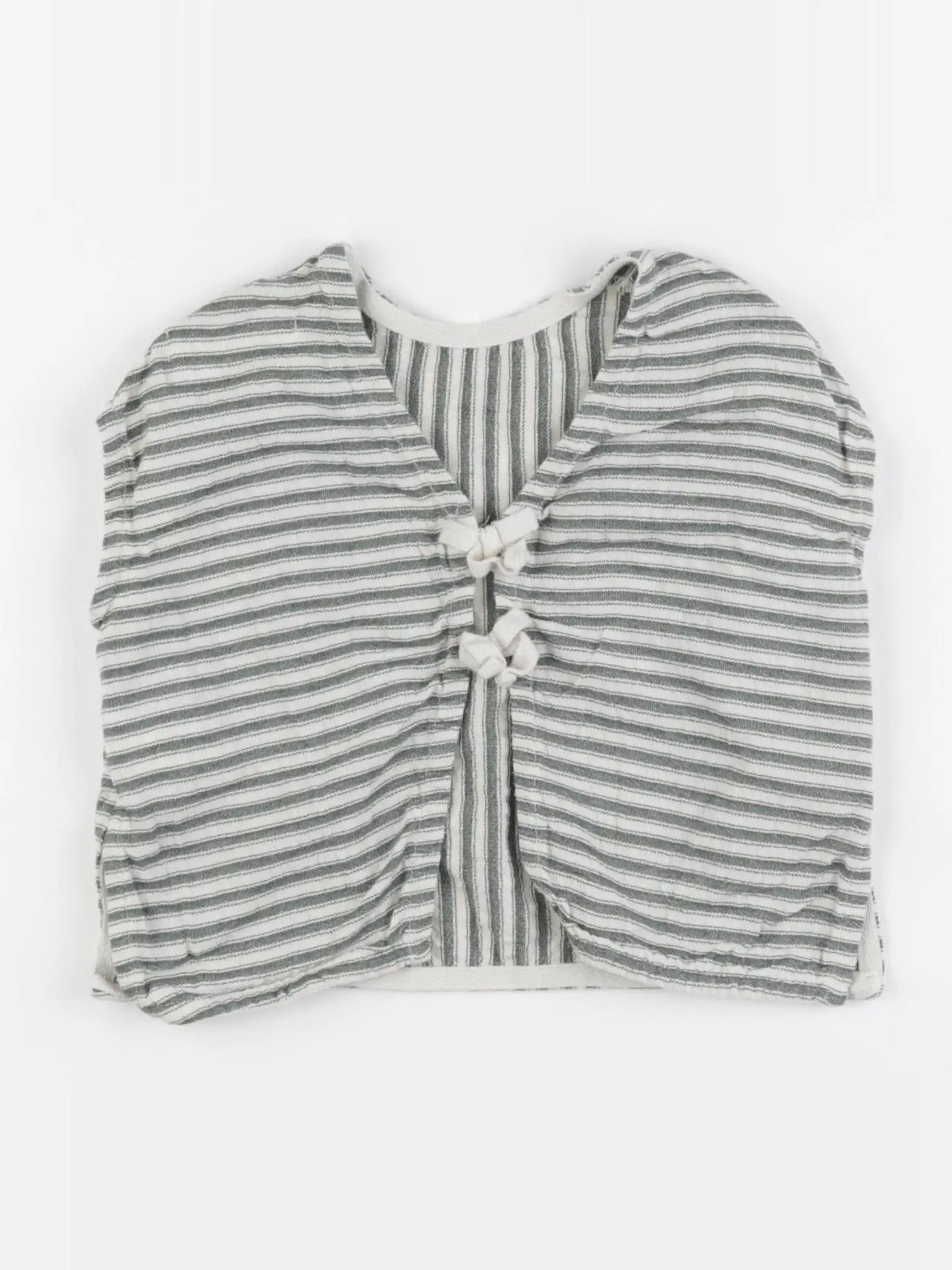 Zara - blouse beige, vert - 12/18 mois