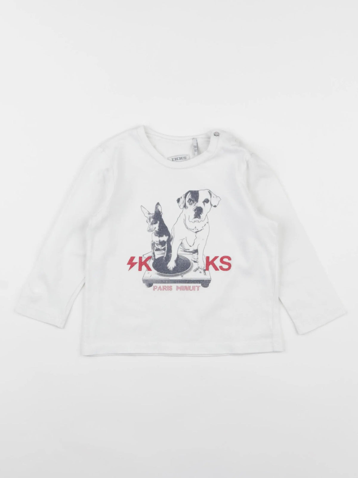 IKKS - tee-shirt blanc - 18 mois