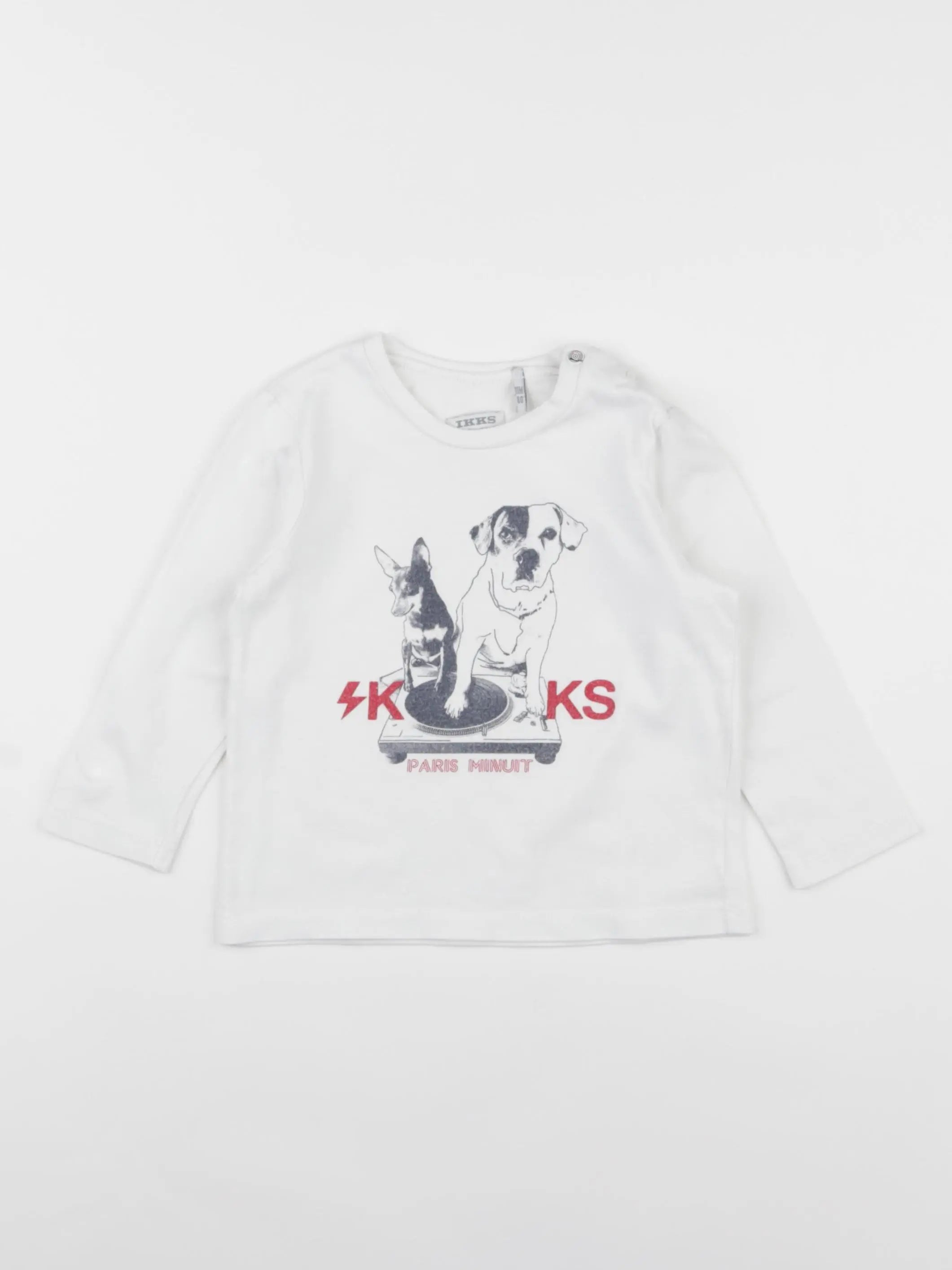 IKKS - tee-shirt blanc - 18 mois