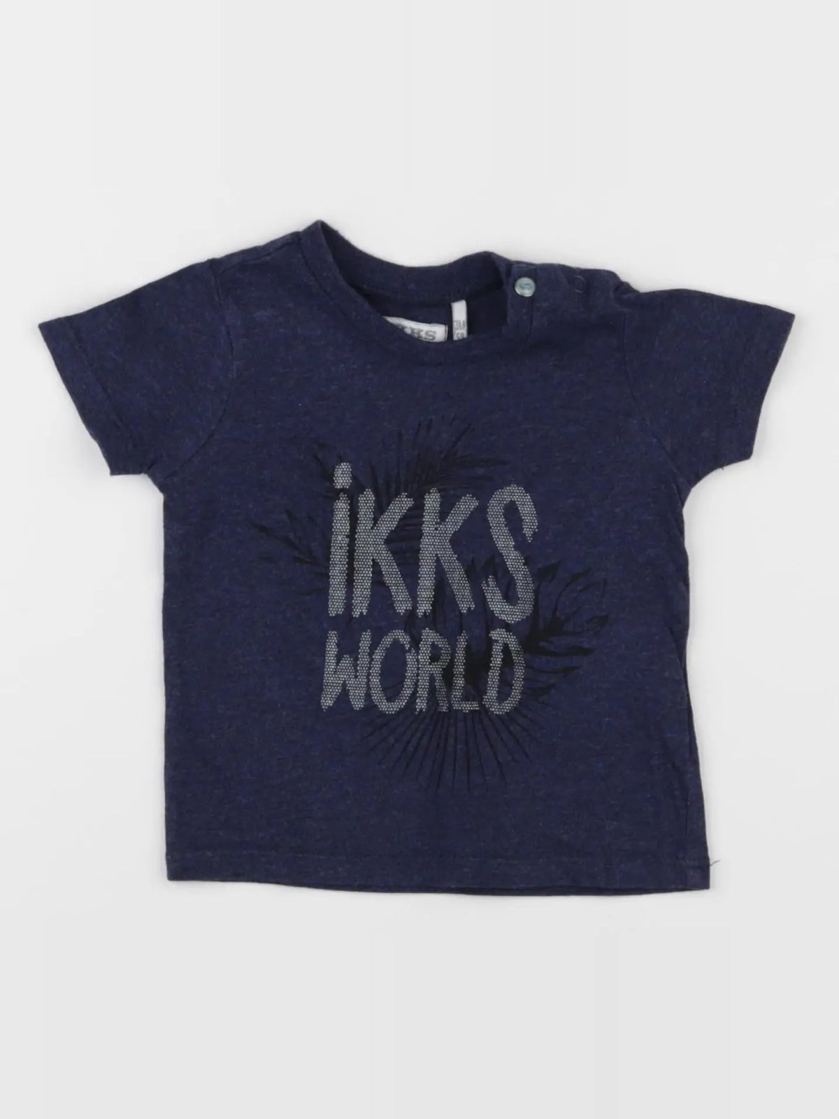 IKKS - tee-shirt bleu - 3 mois