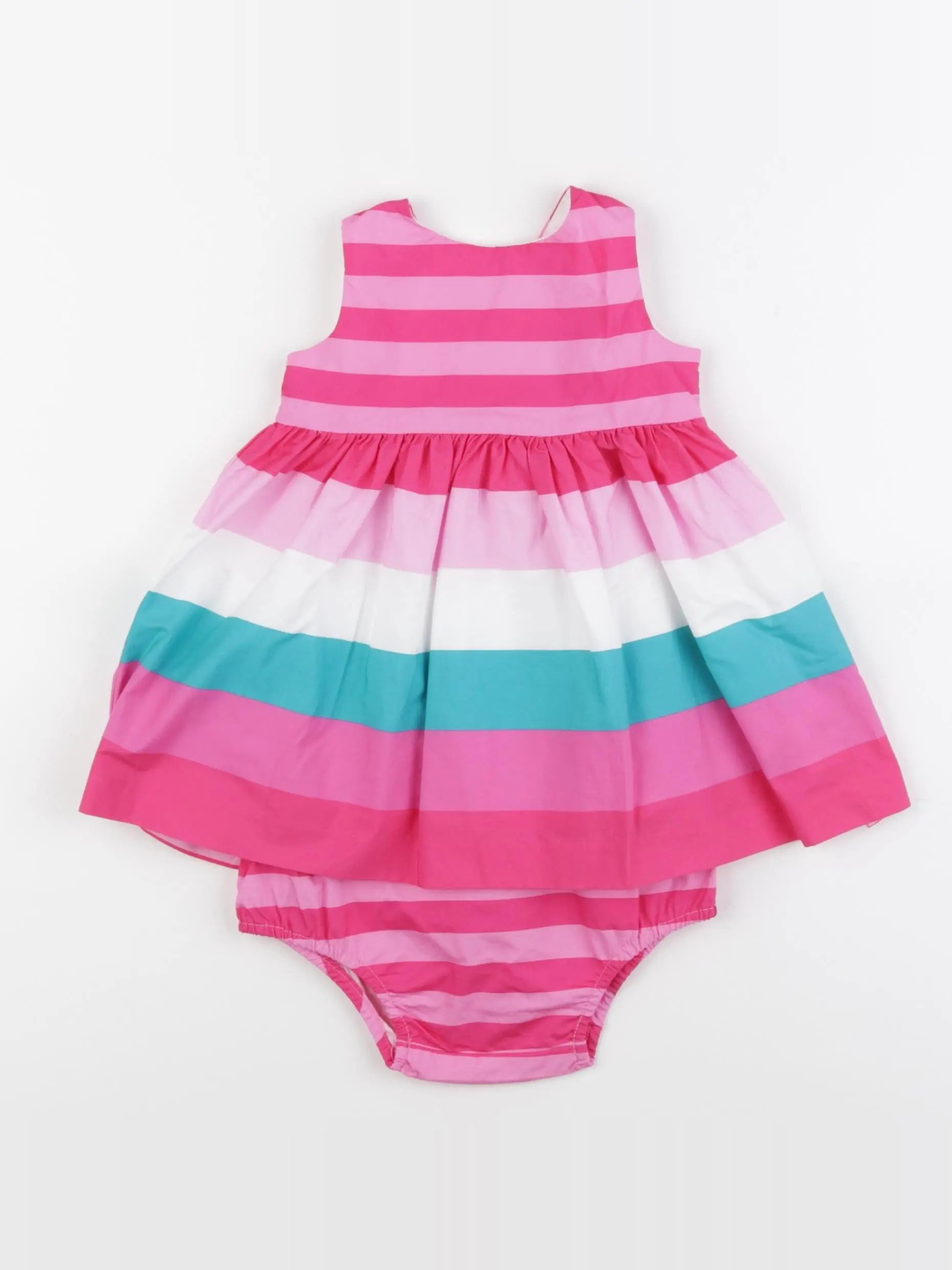 Jacadi - robe bleu, rose - 6 mois