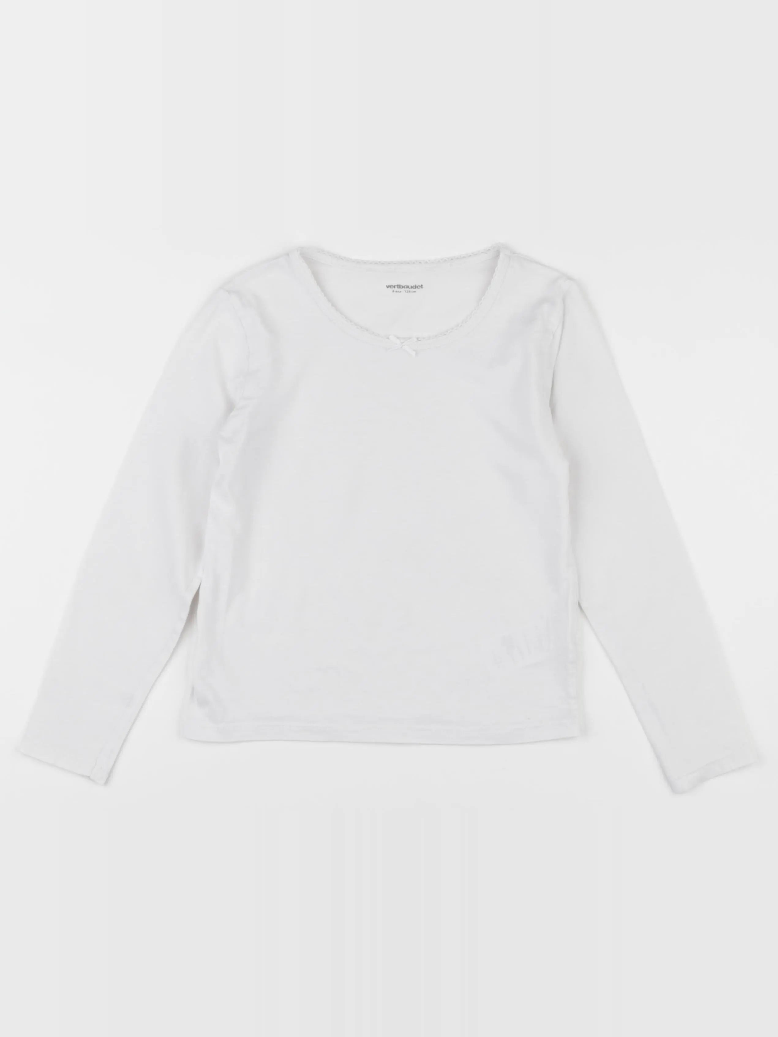 Vertbaudet - maillot de corps blanc - 8 ans