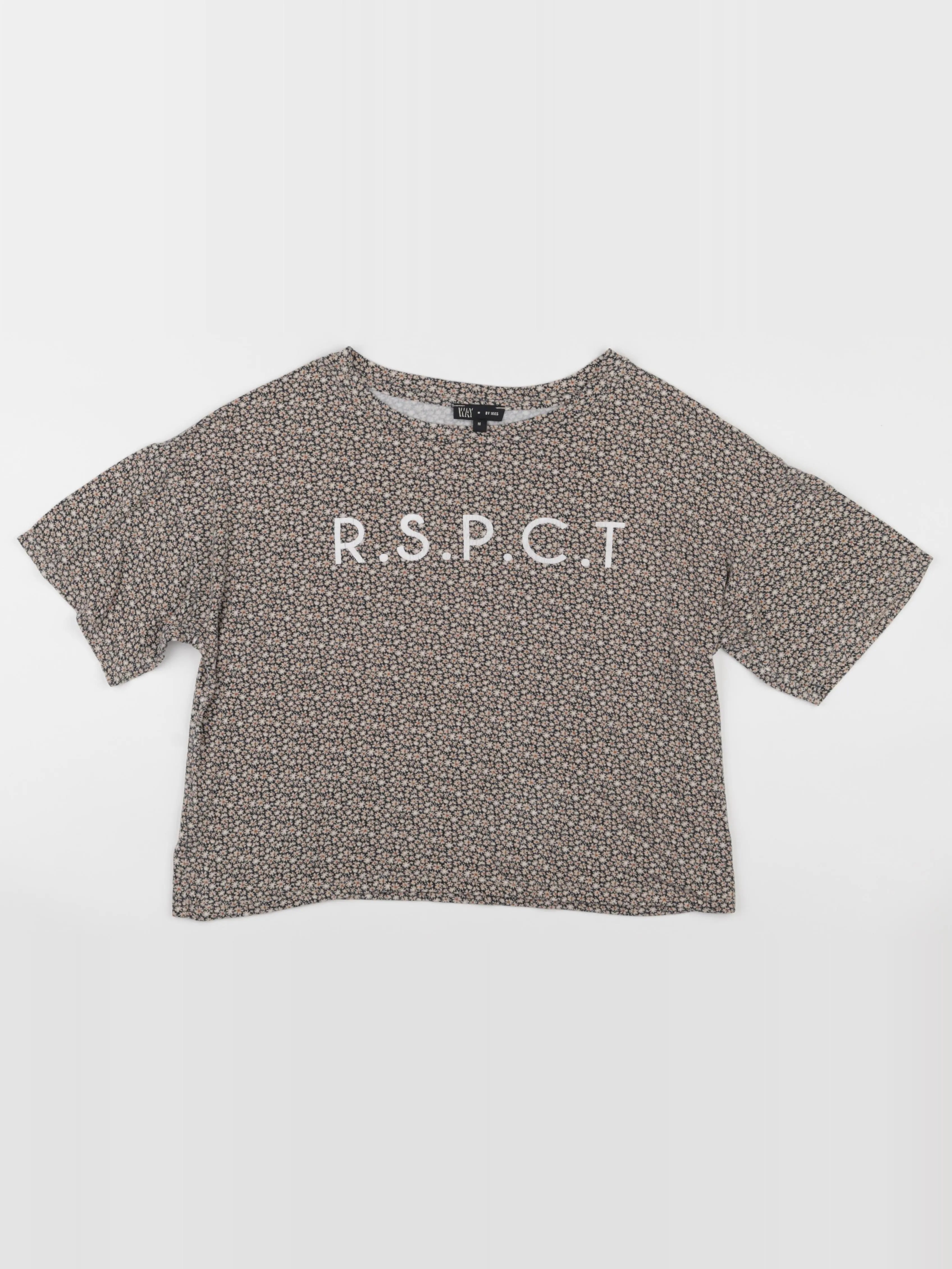 IKKS - tee-shirt court multicolore - 16 ans