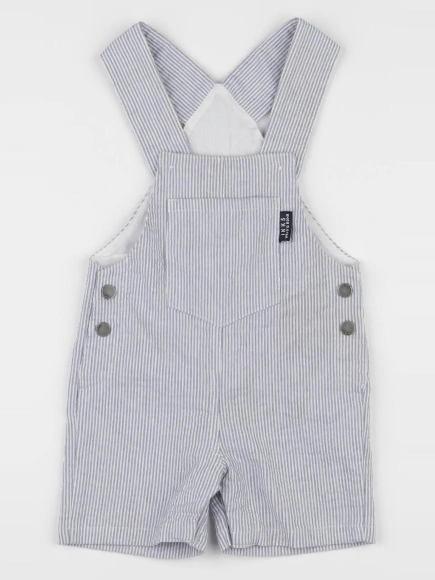 IKKS - salopette blanc, bleu - 6 mois