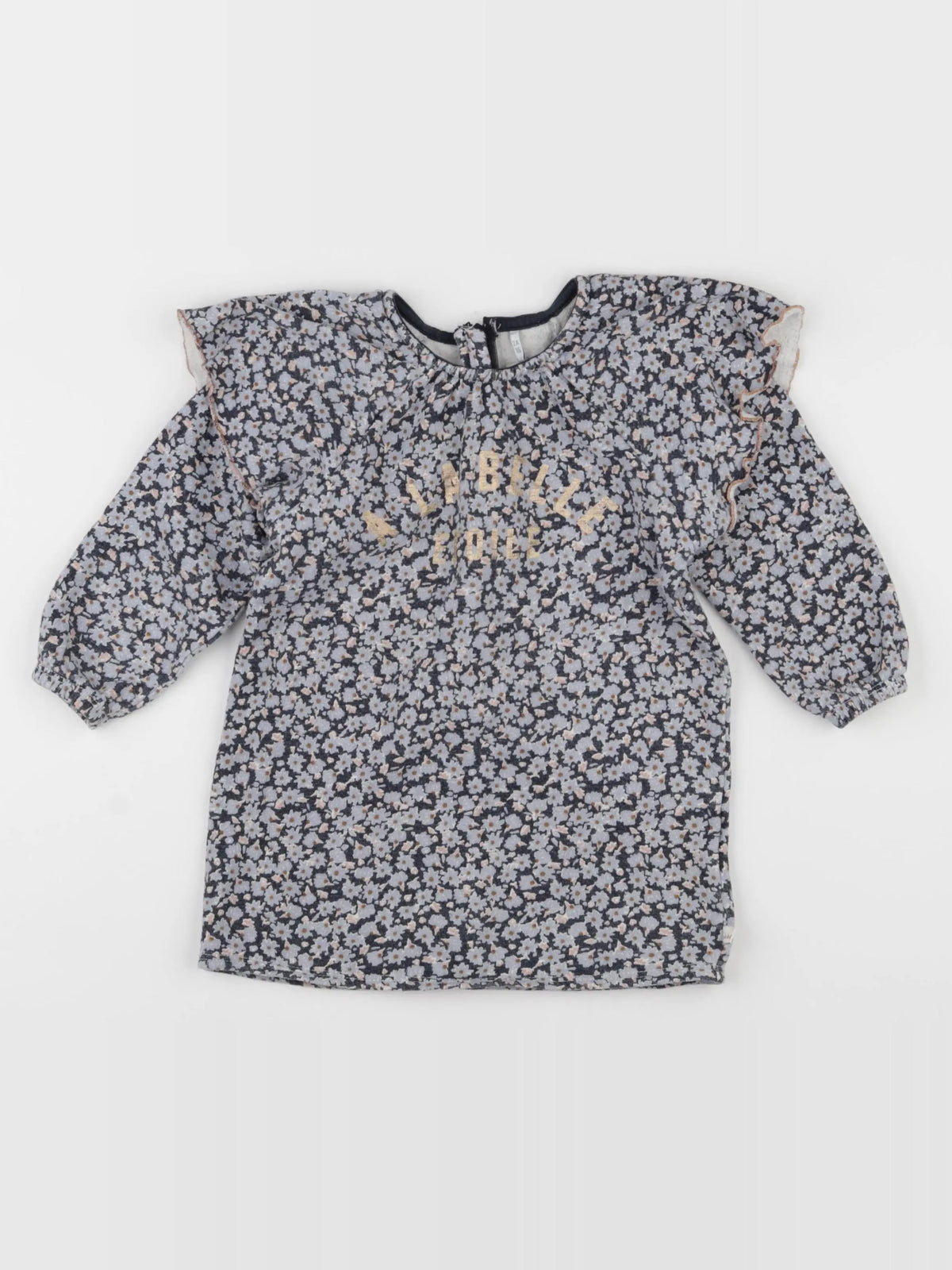 IKKS - robe bleu - 2 ans