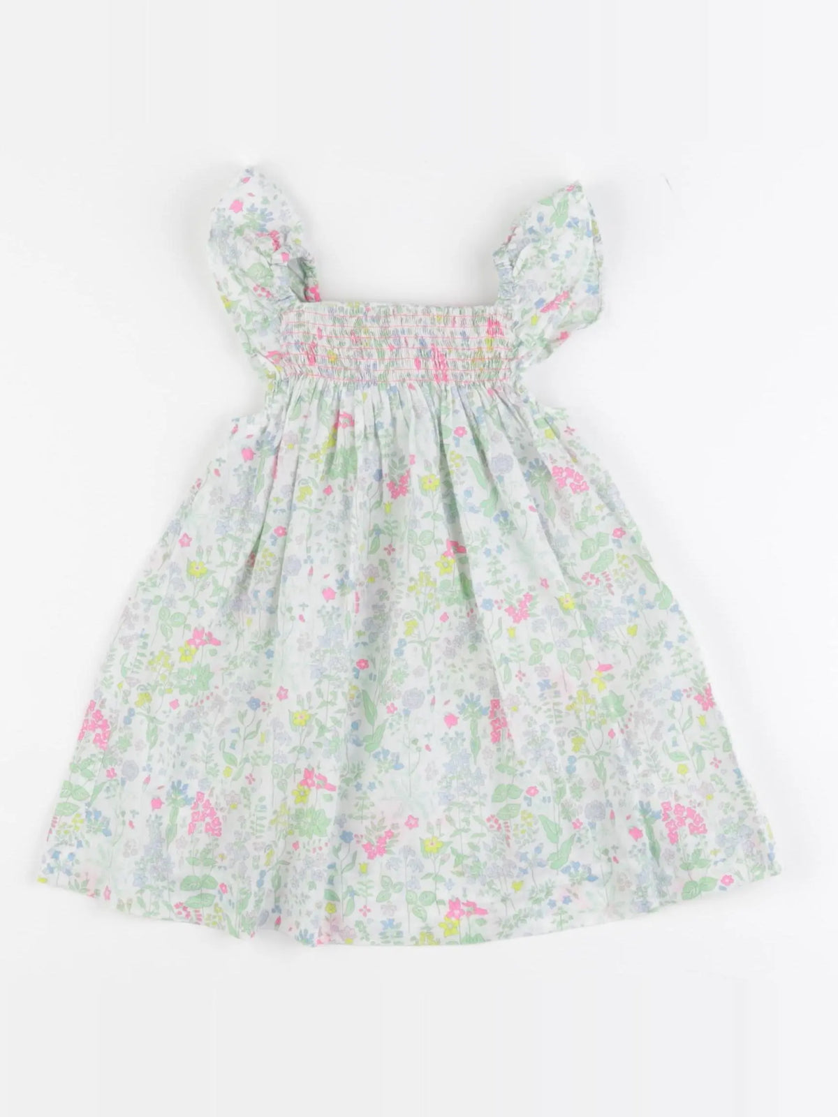 Jacadi - robe liberty multicolore - 12 mois