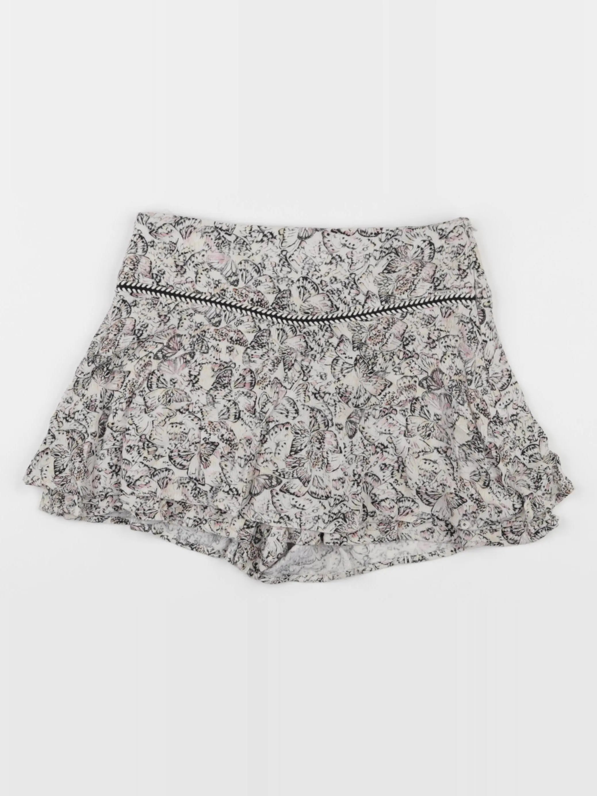 IKKS - jupe short beige - 8 ans