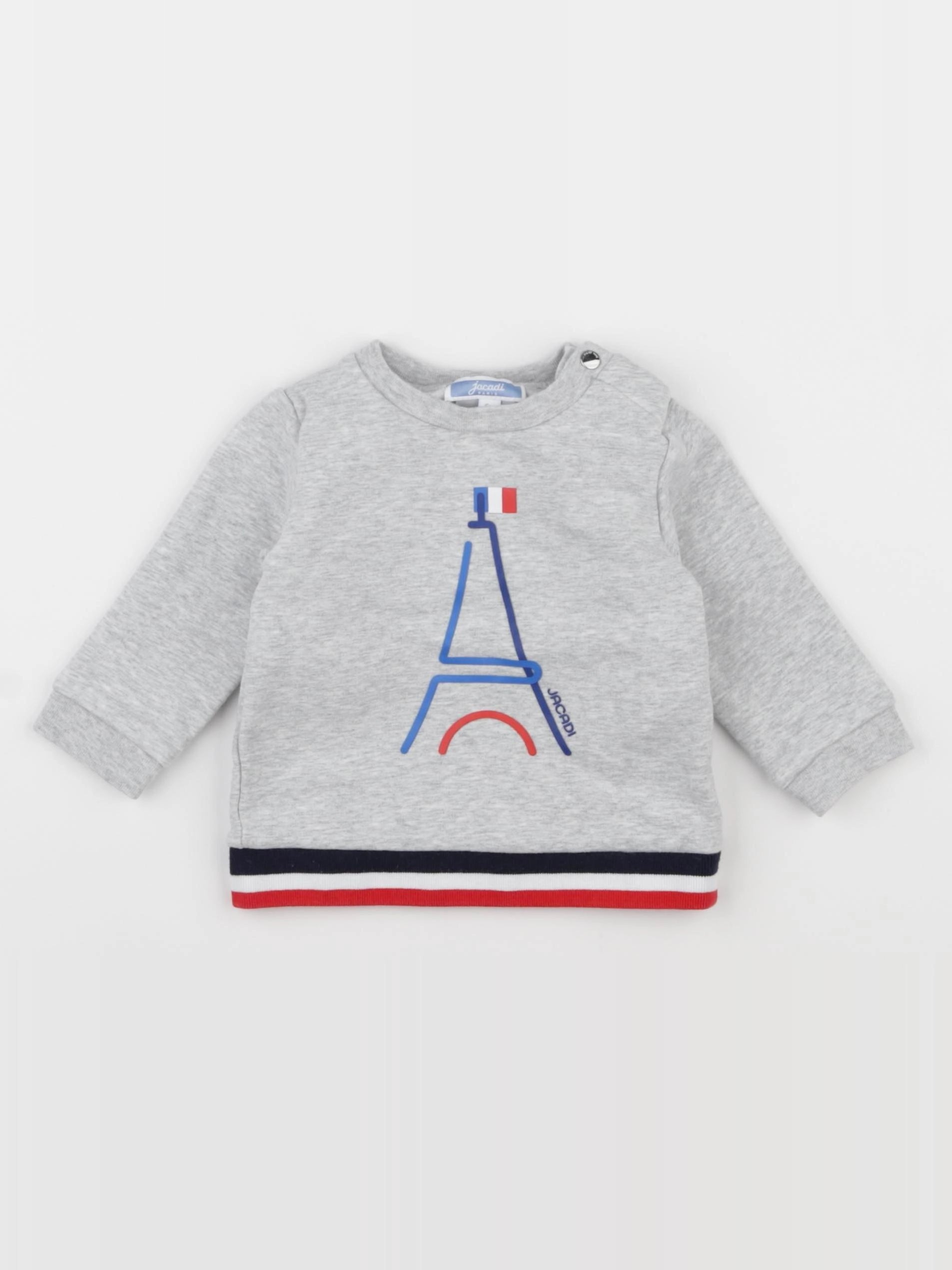 Jacadi - sweat gris - 6 mois