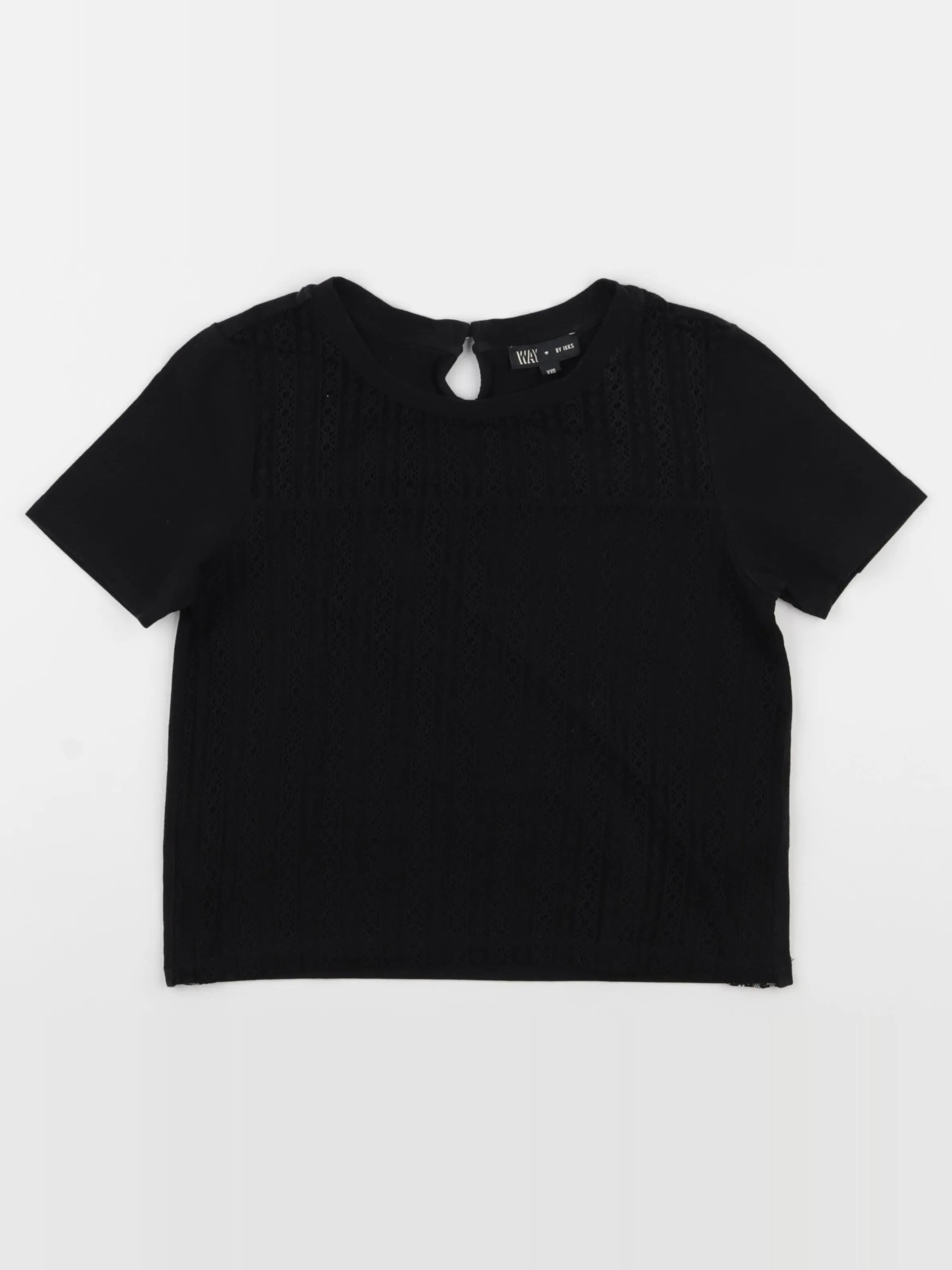 IKKS - tee-shirt noir - 10 ans