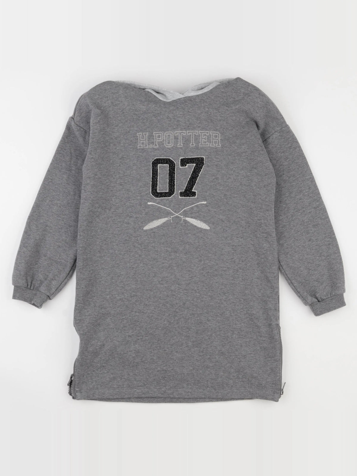 IKKS - robe gris - 10 ans