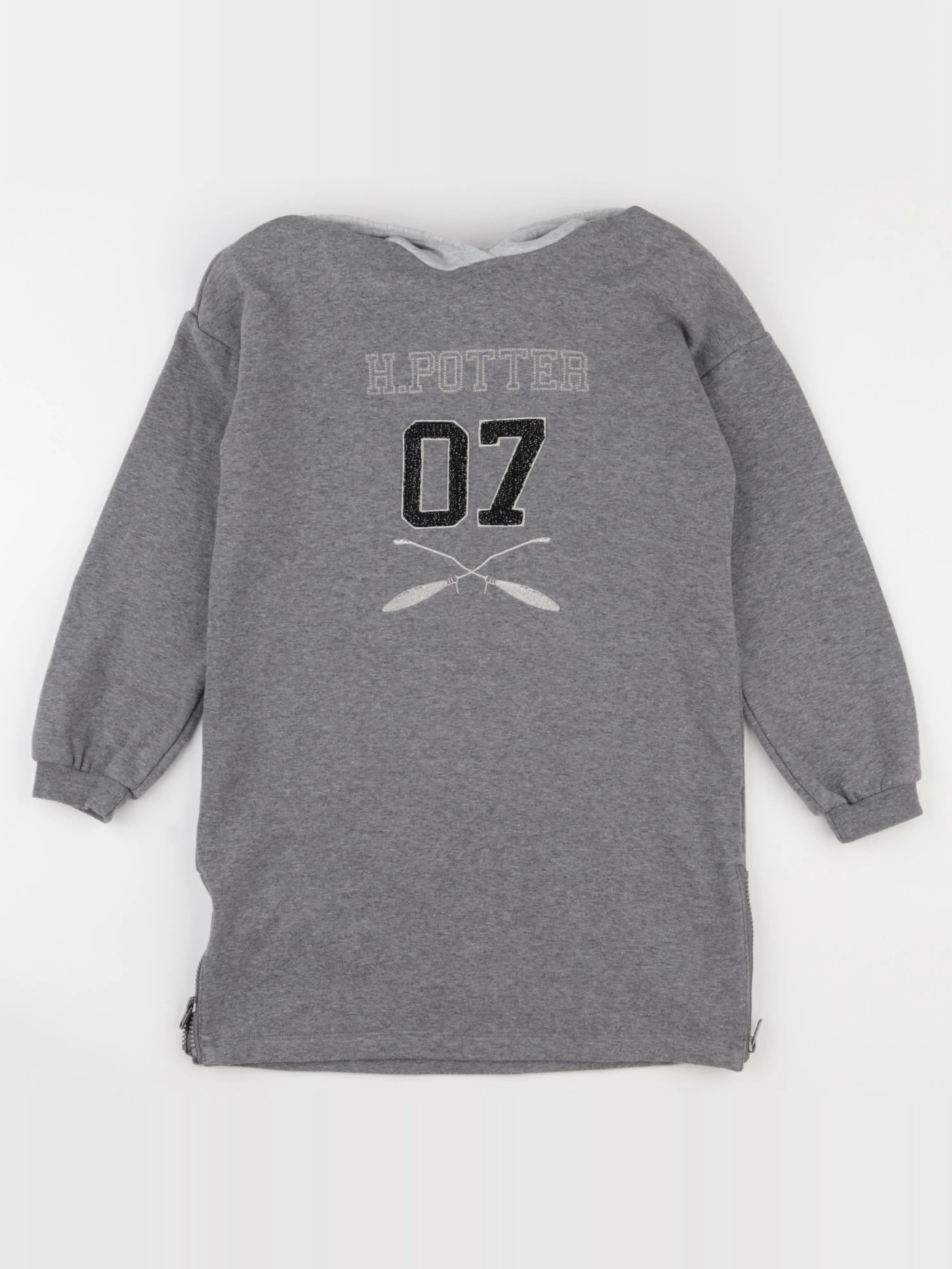 IKKS - robe gris - 10 ans