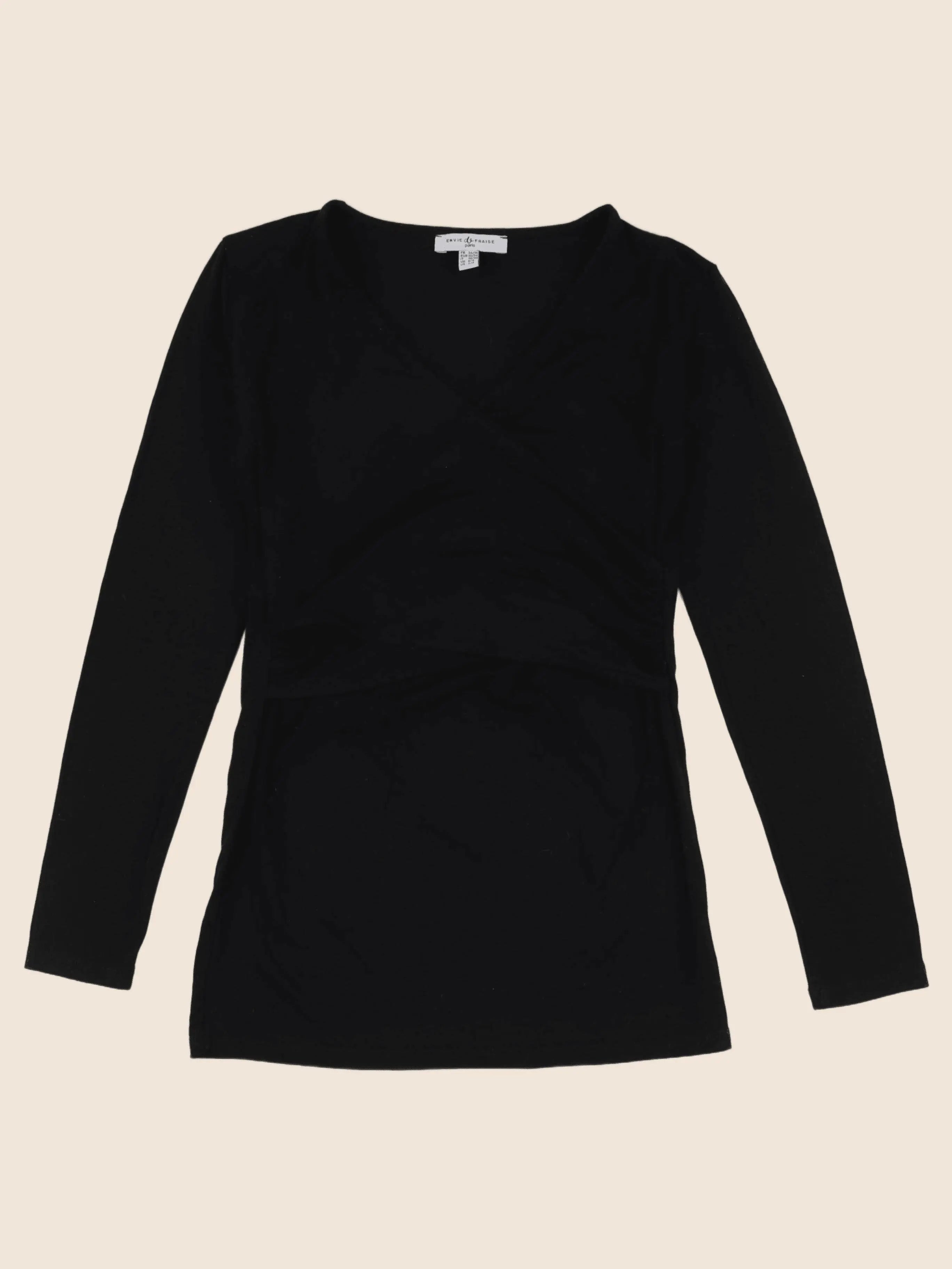 Envie de fraise - tee-shirt grossesse noir - 34 à 36