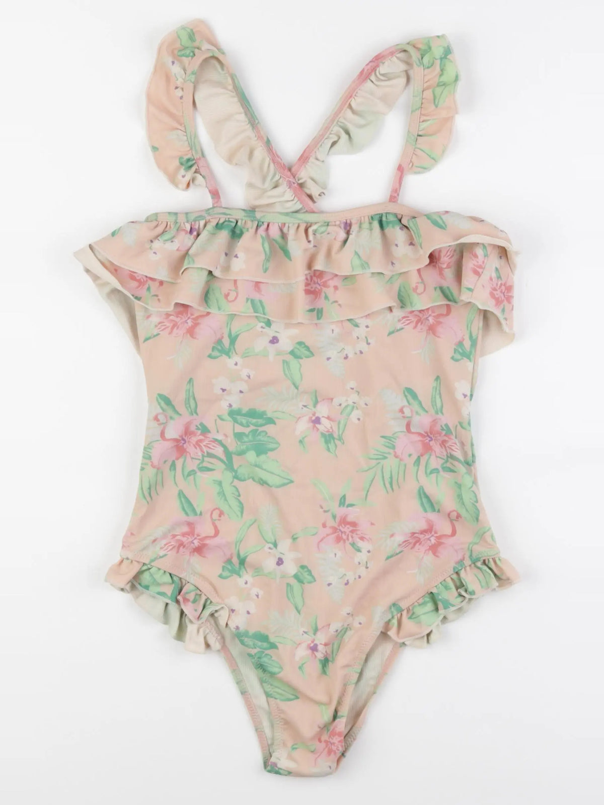 Louise Misha - maillot de bain rose, vert - 12 ans