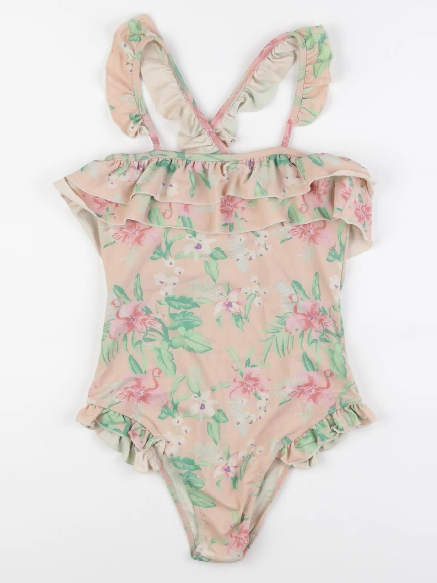 Louise Misha - maillot de bain rose, vert - 12 ans