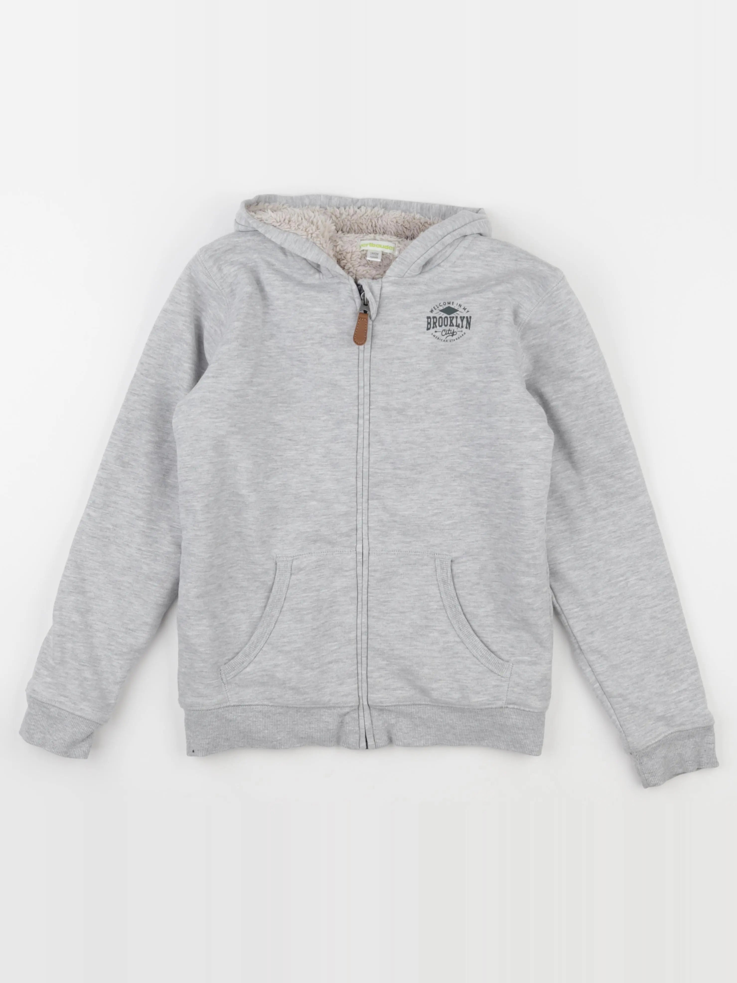 Vertbaudet - veste gris - 10 ans