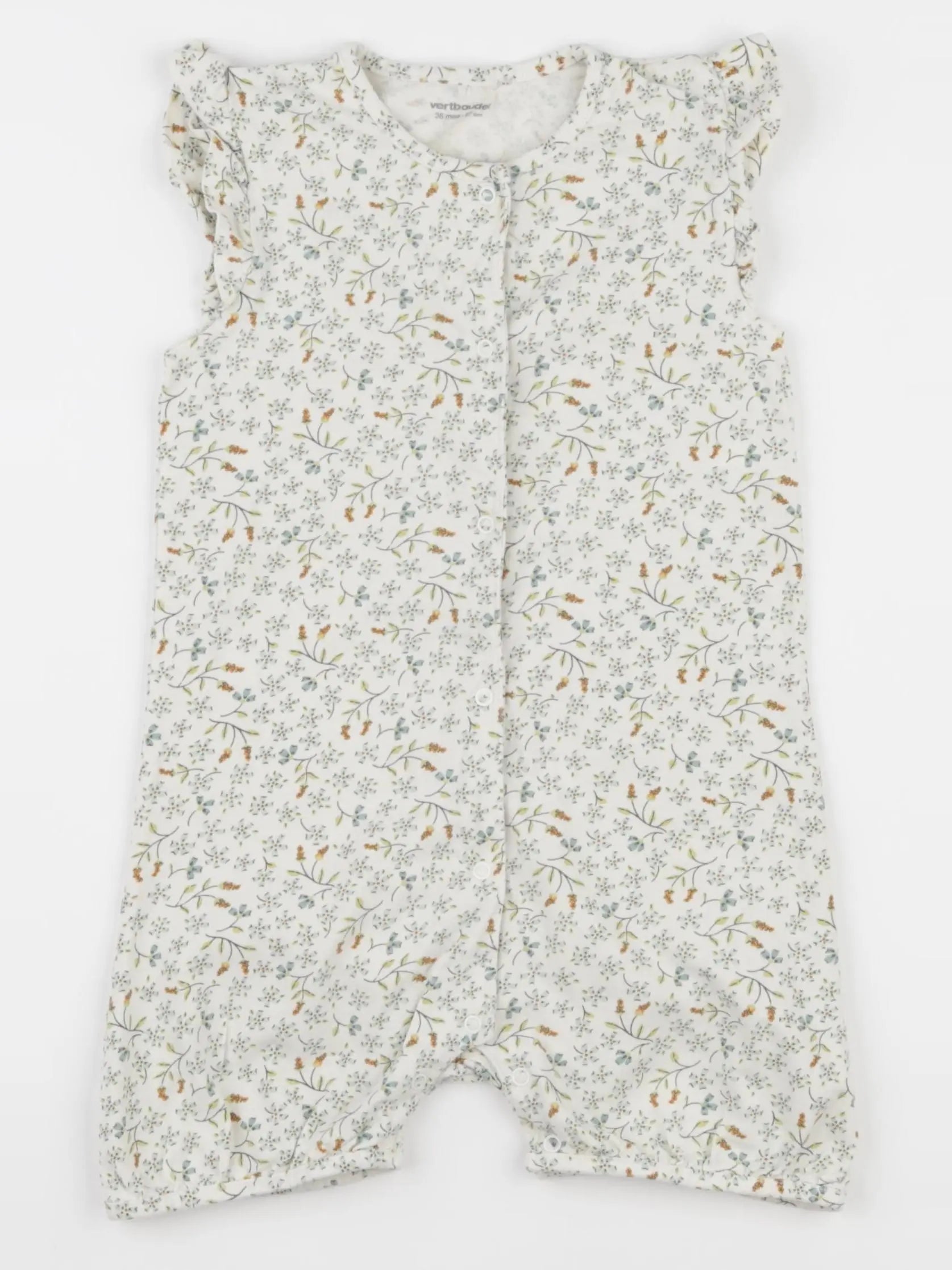 Vertbaudet - combinaison beige - 36 mois