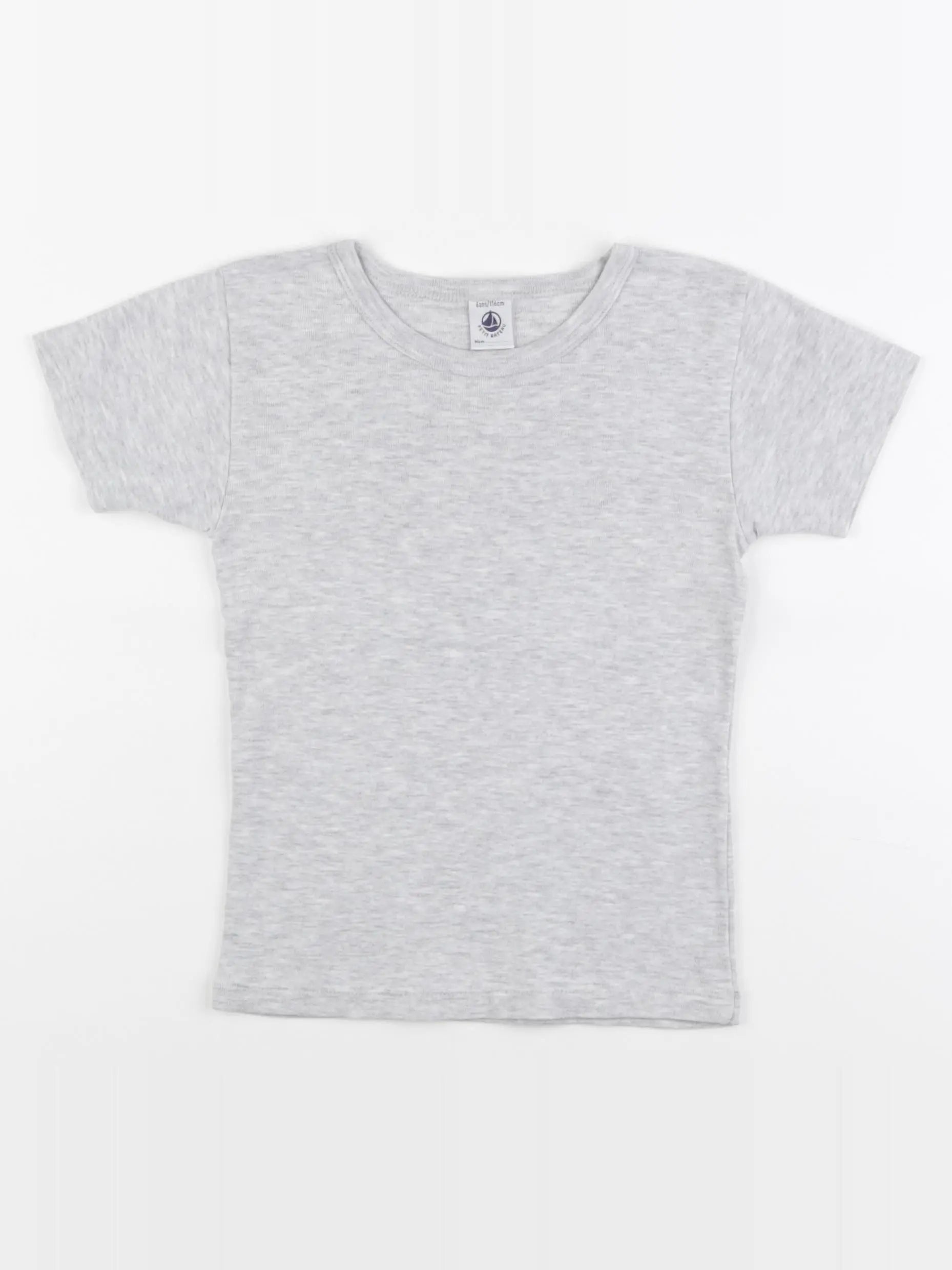 Petit Bateau - maillot de corps gris - 6 ans