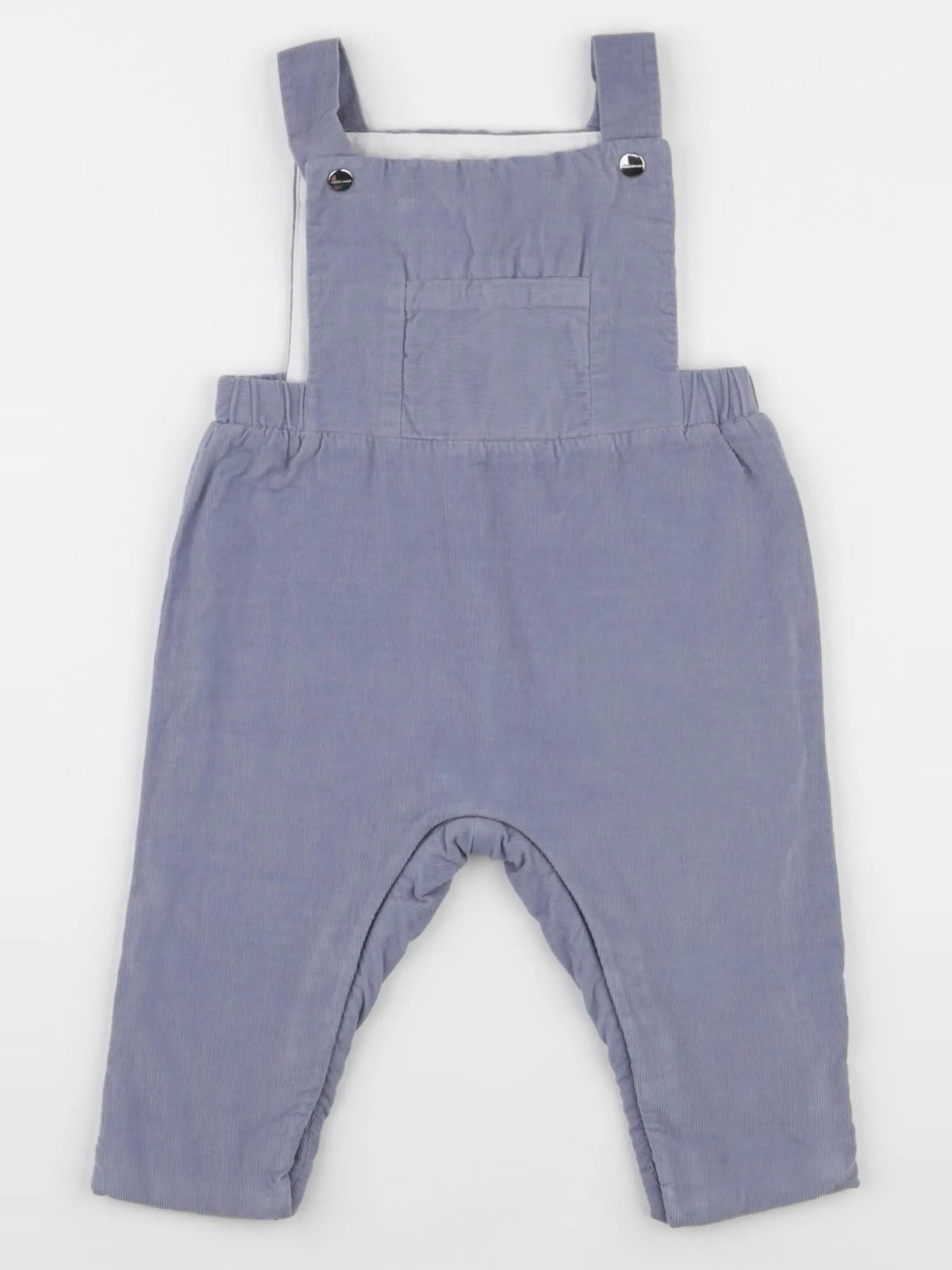 Jacadi - salopette doublé bleu - 12 mois