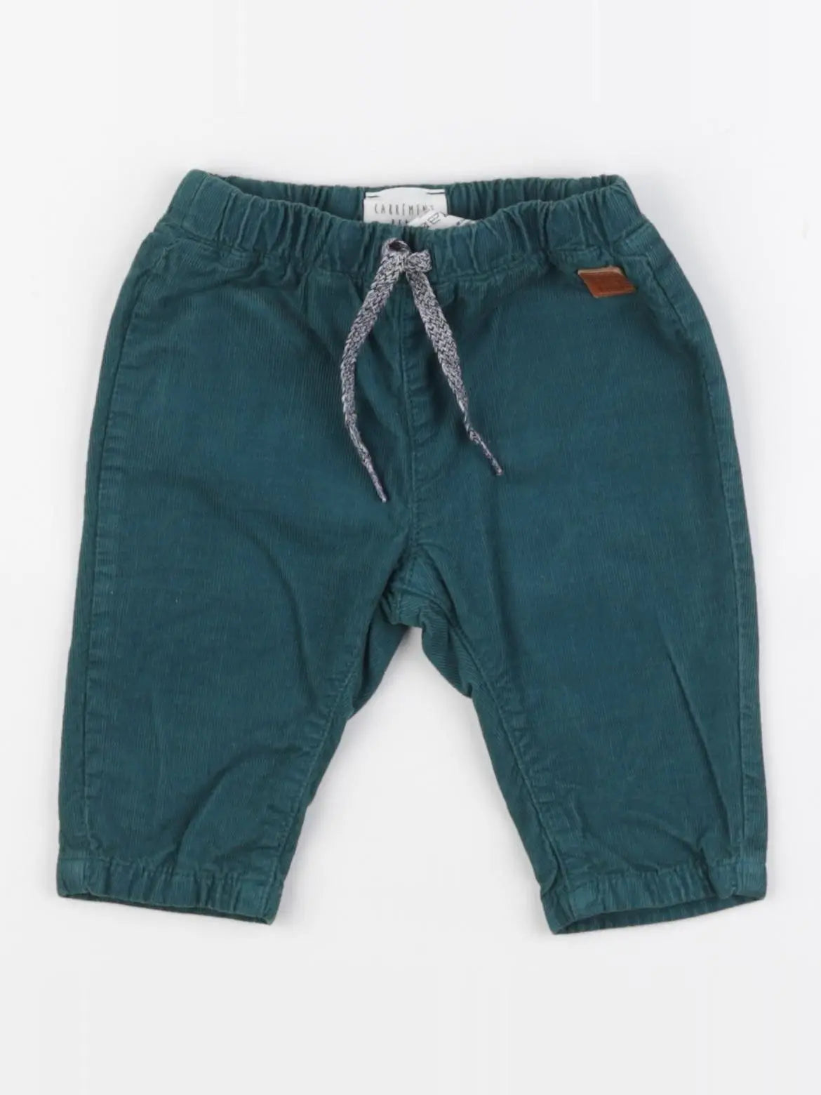 Carrément Beau - pantalon vert - 3 mois