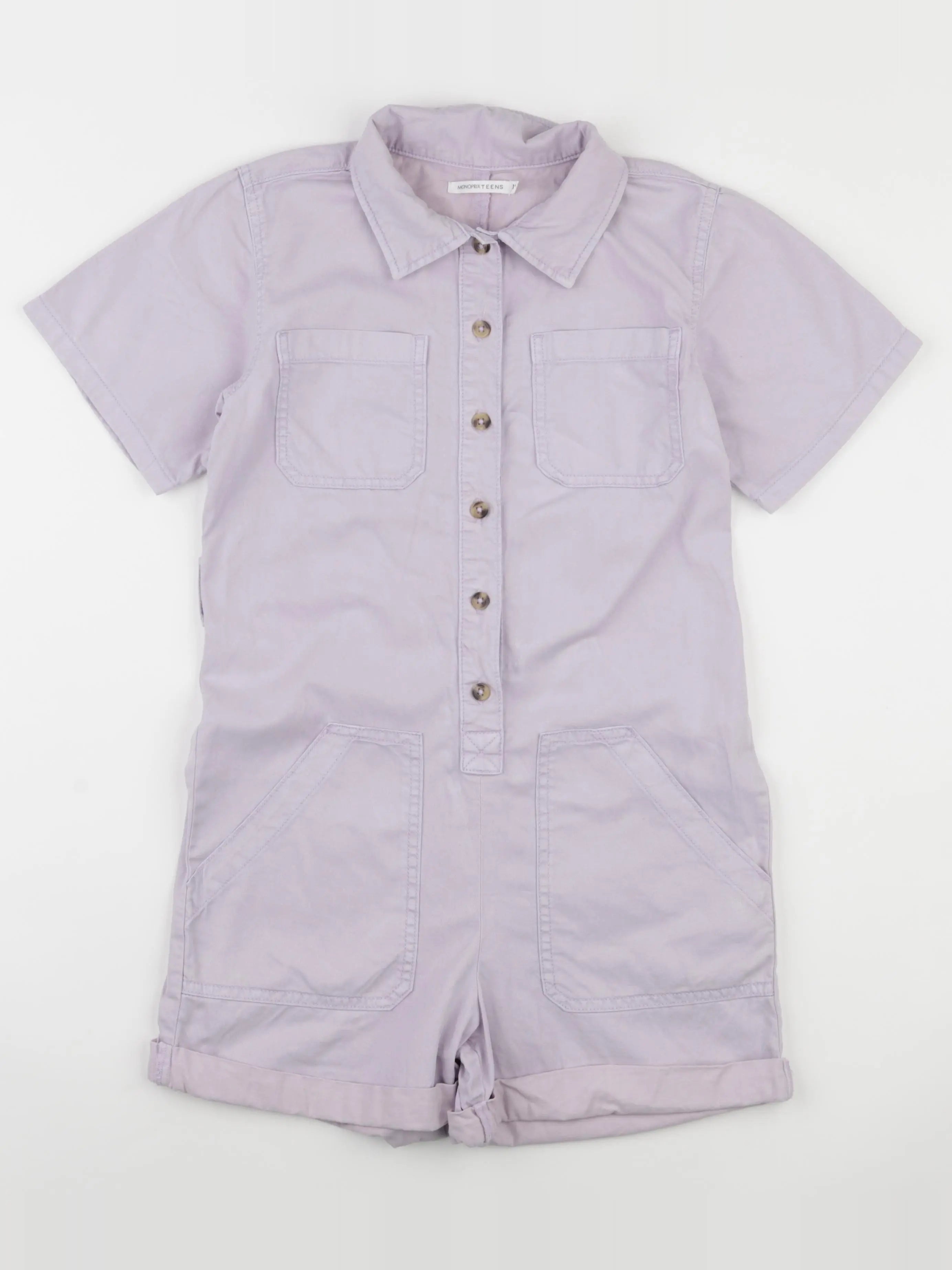 Monoprix - combinaison violet - 12 ans