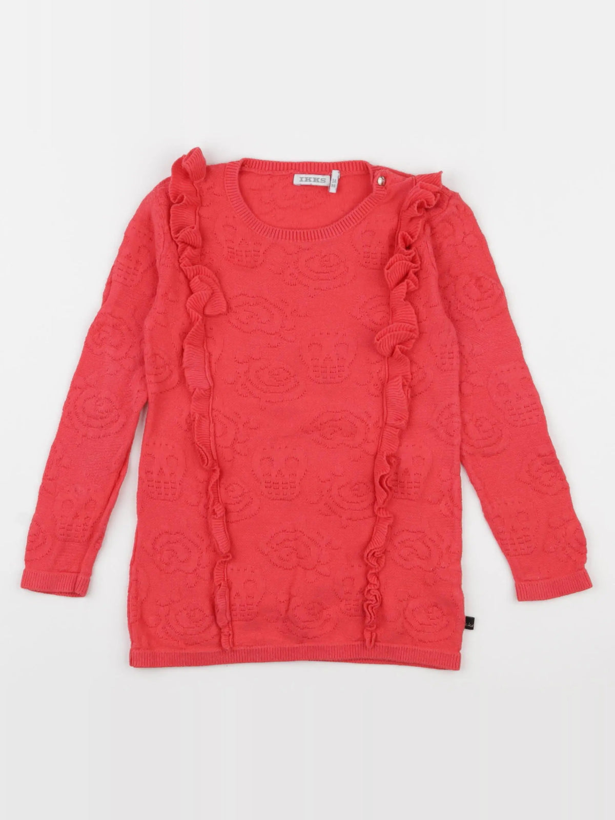 IKKS - robe rouge - 3 ans