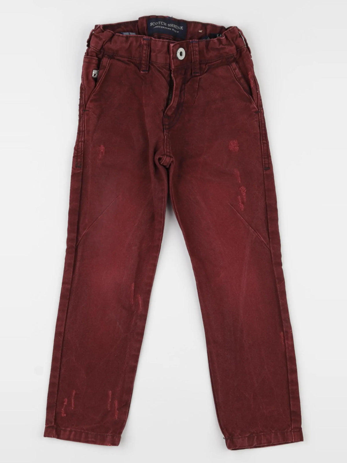 Scotch Shrunk - jean rouge - 4 ans