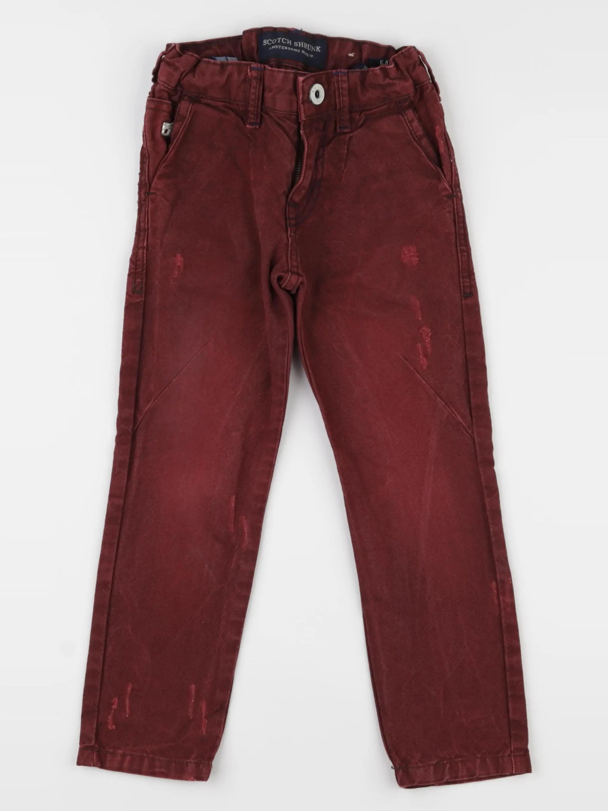 Scotch Shrunk - jean rouge - 4 ans