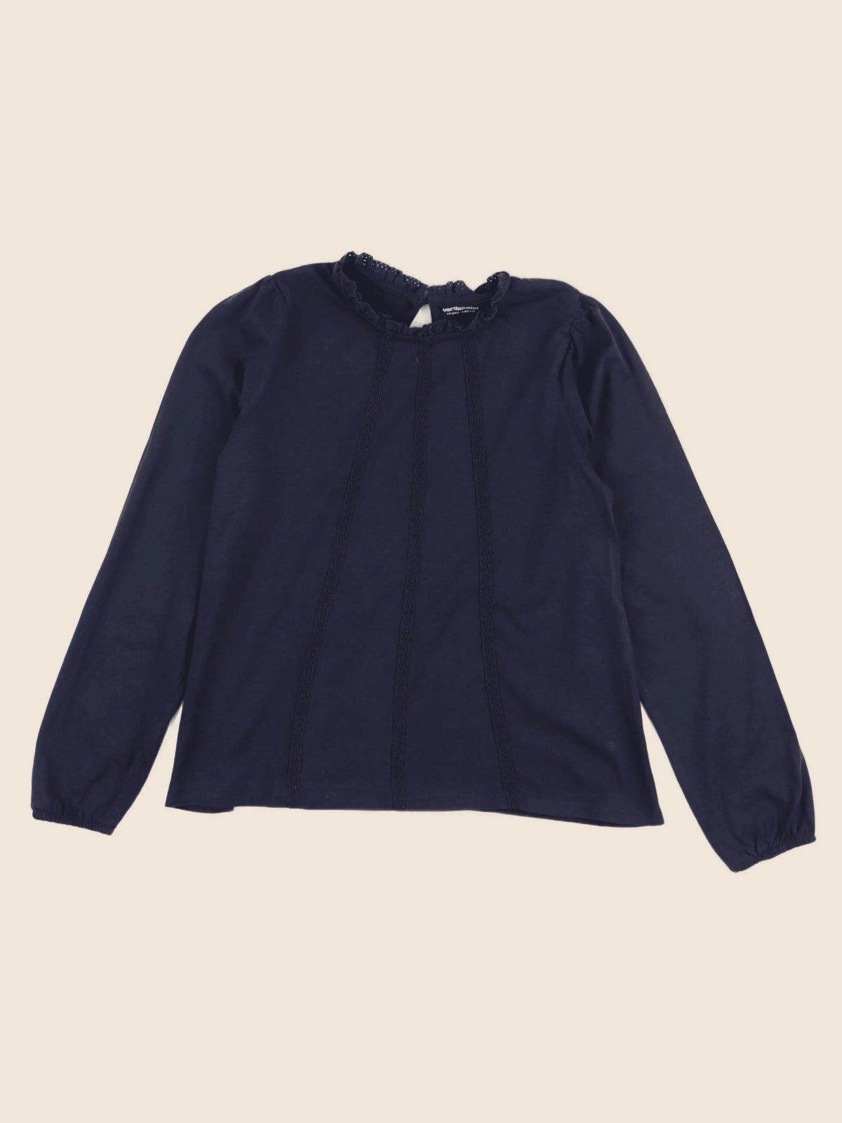 Vertbaudet - tee-shirt bleu - 10 ans