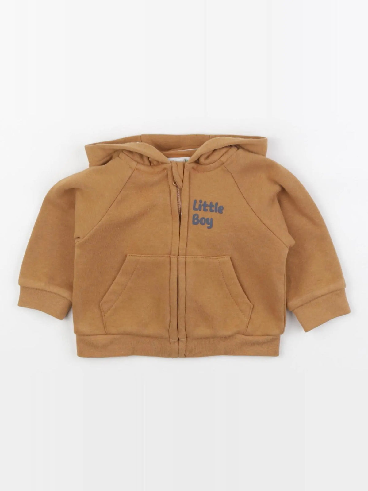 Vertbaudet - sweat marron - 6 mois