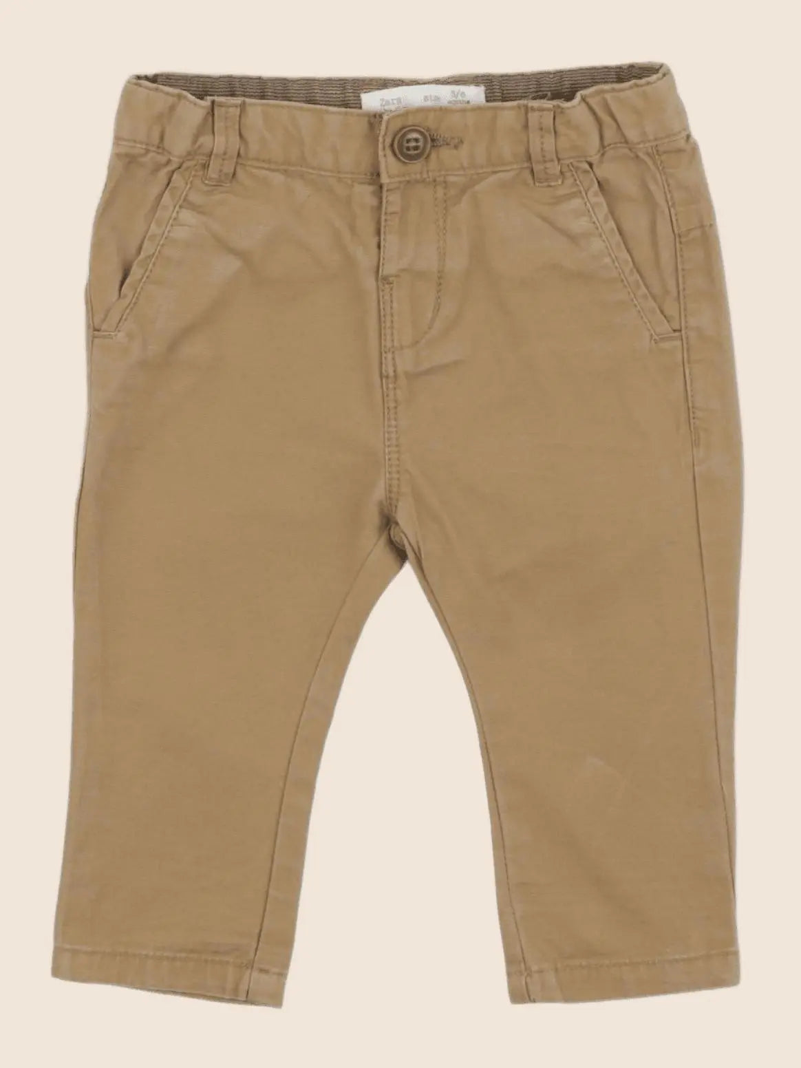 Zara - pantalon marron - 3/6 mois