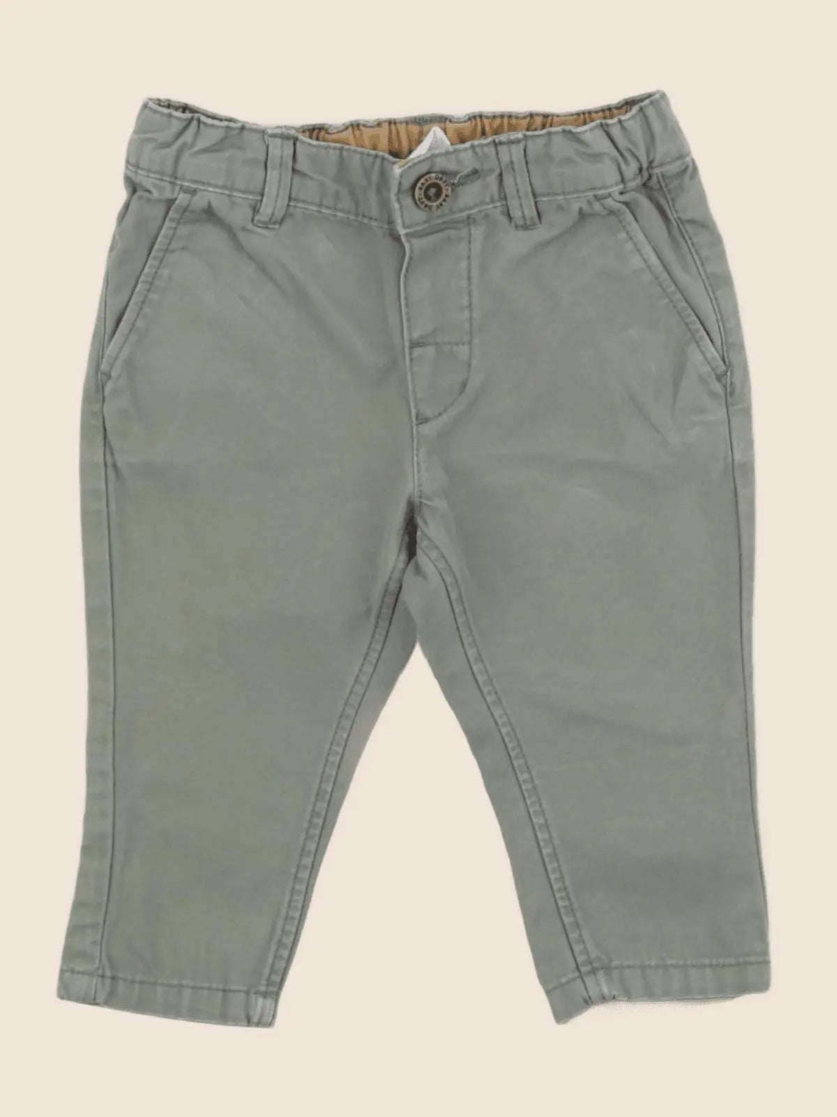 H&M - pantalon vert - 6 mois