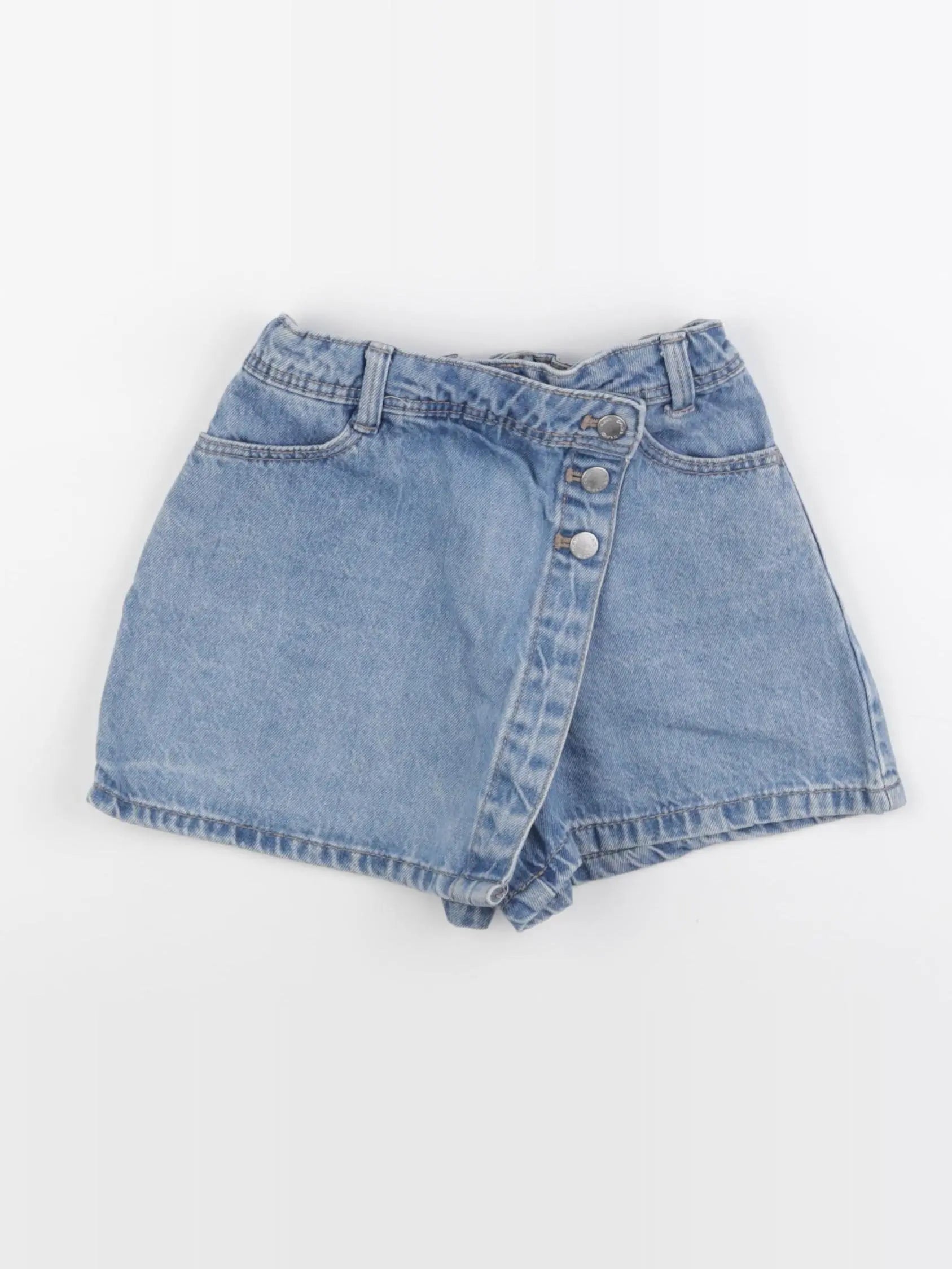 Okaidi - jupe short bleu - 6 ans