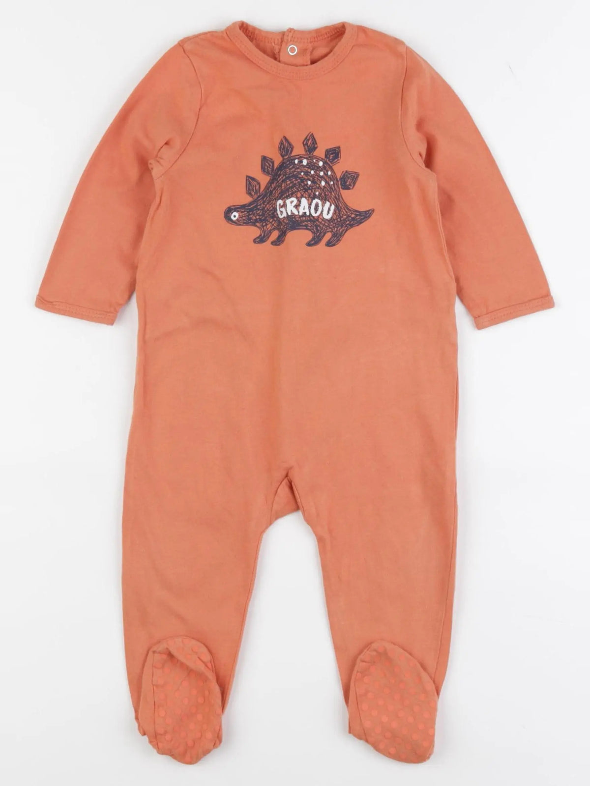 La Redoute - pyjama coton orange - 12 mois