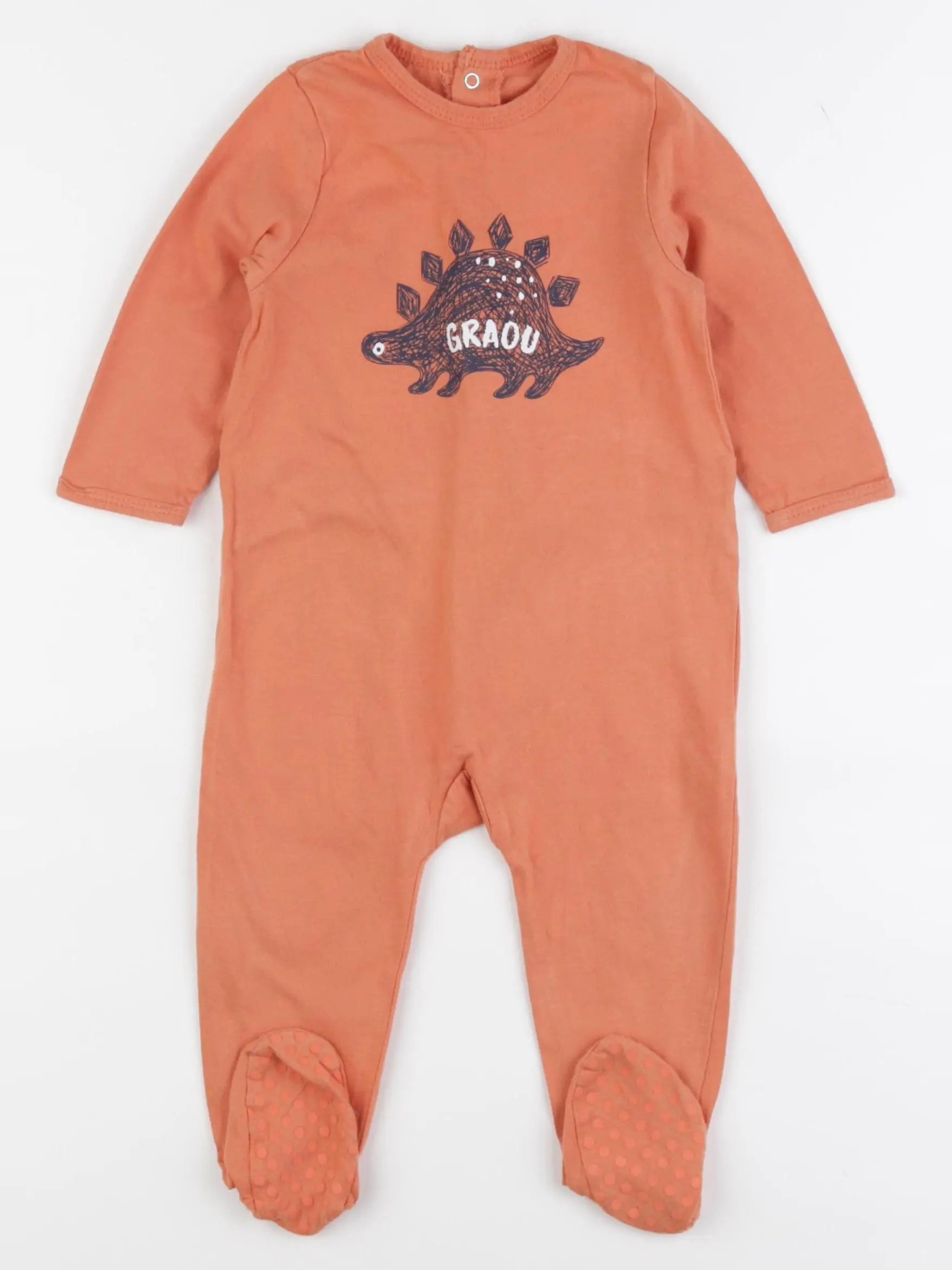 La Redoute - pyjama coton orange - 12 mois