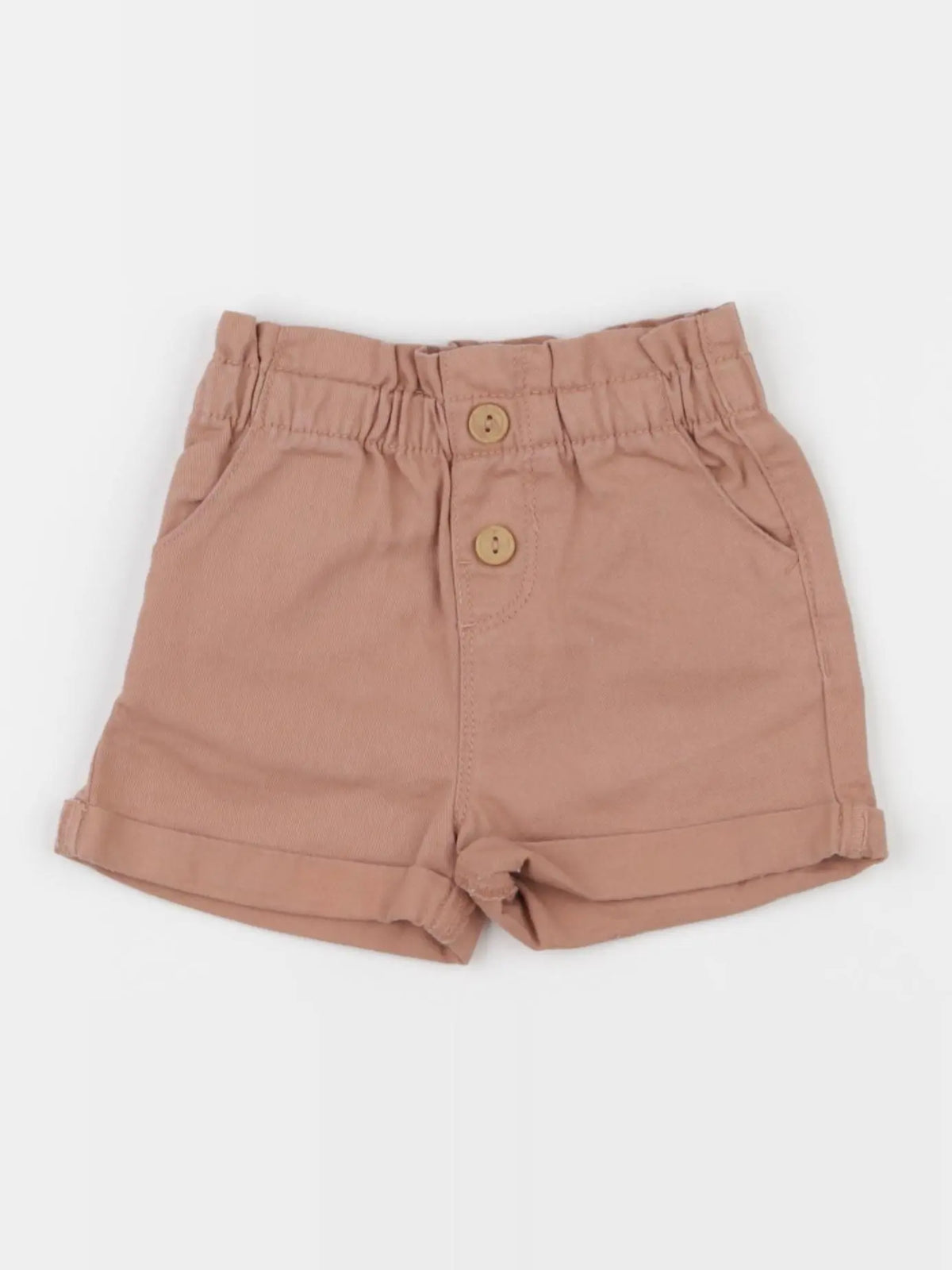 Vertbaudet - short rose - 9/12 mois