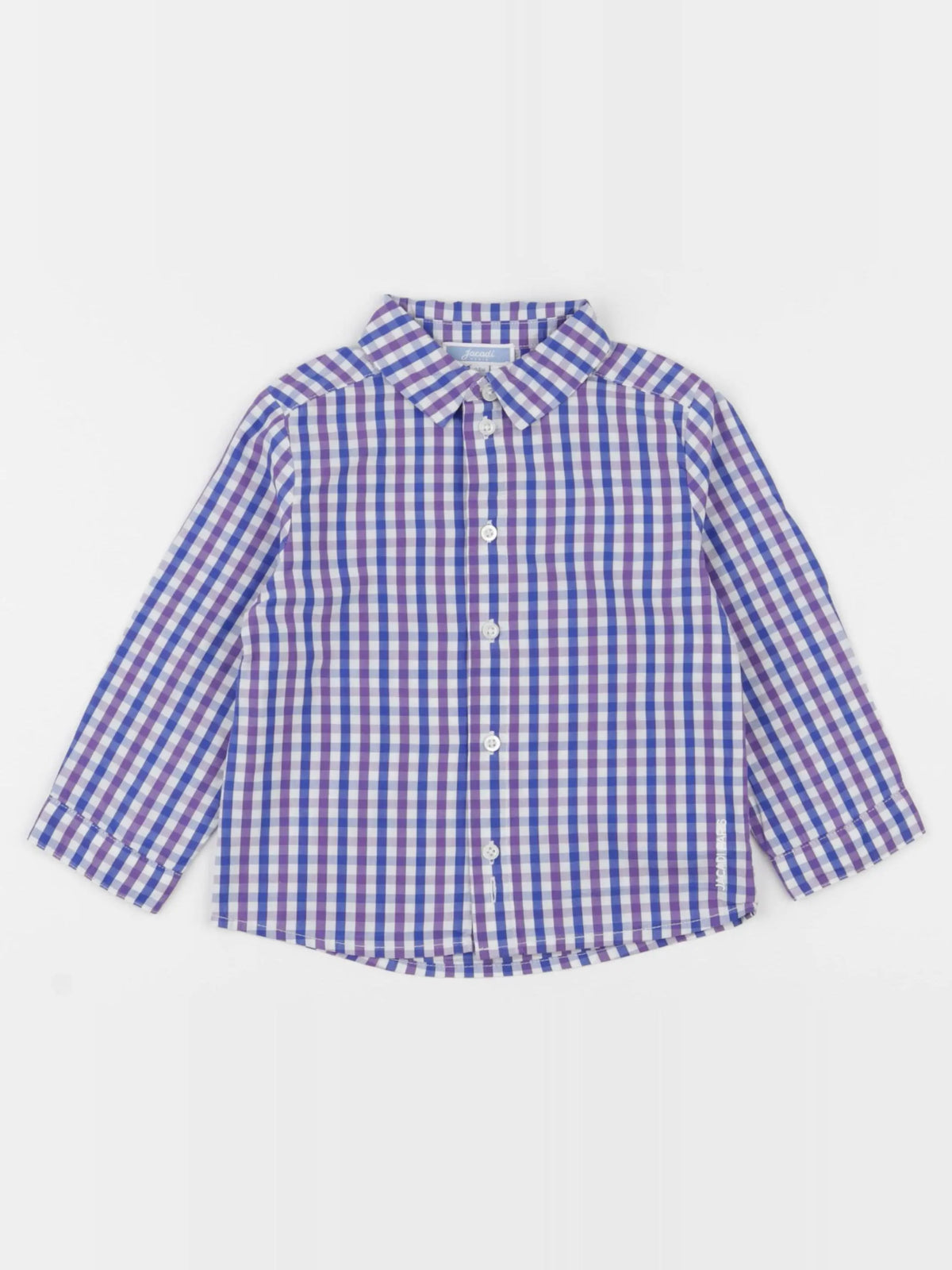 Jacadi - chemise bleu, violet - 24 mois
