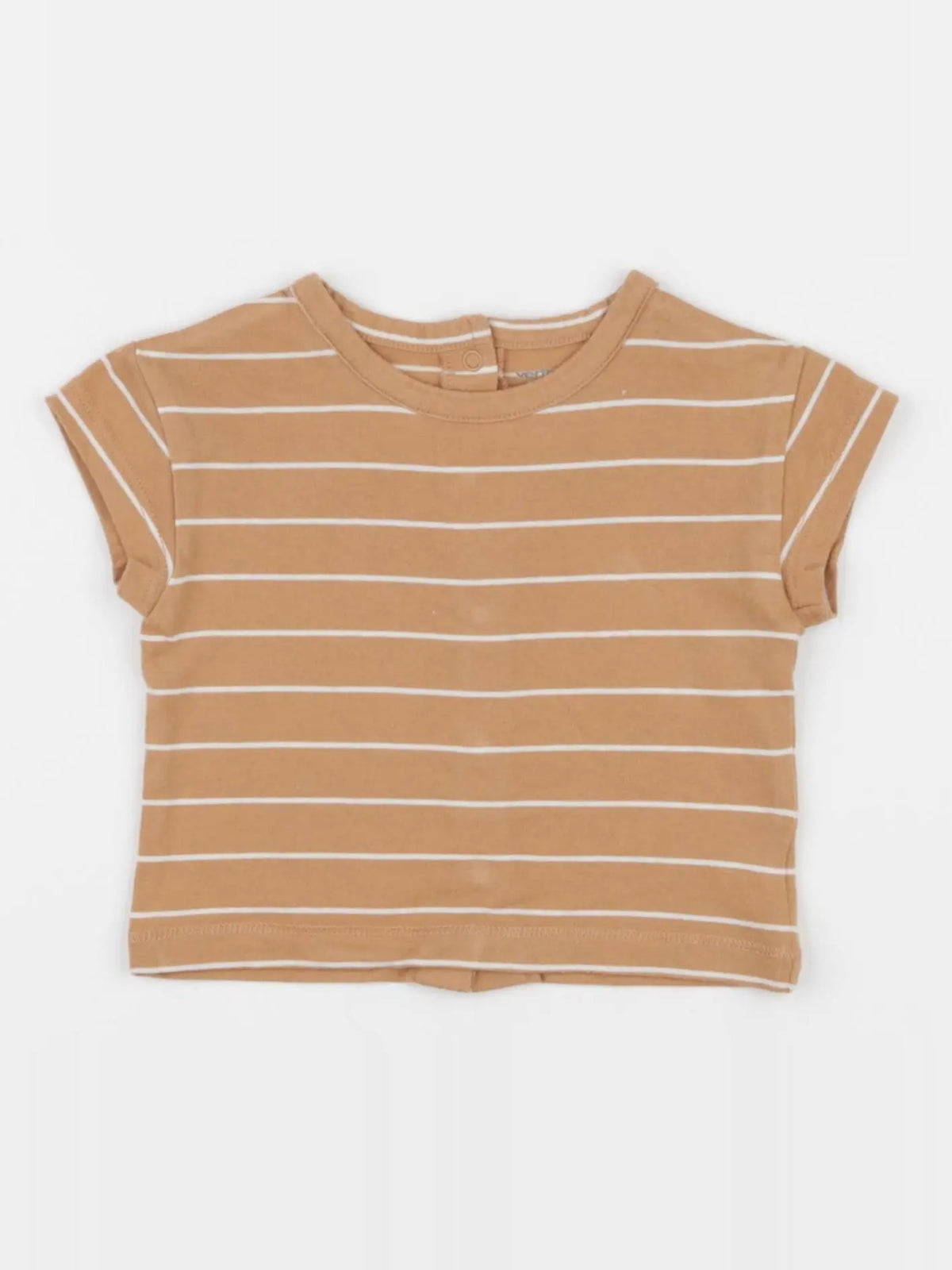 Vertbaudet - tee-shirt marron - 3 mois