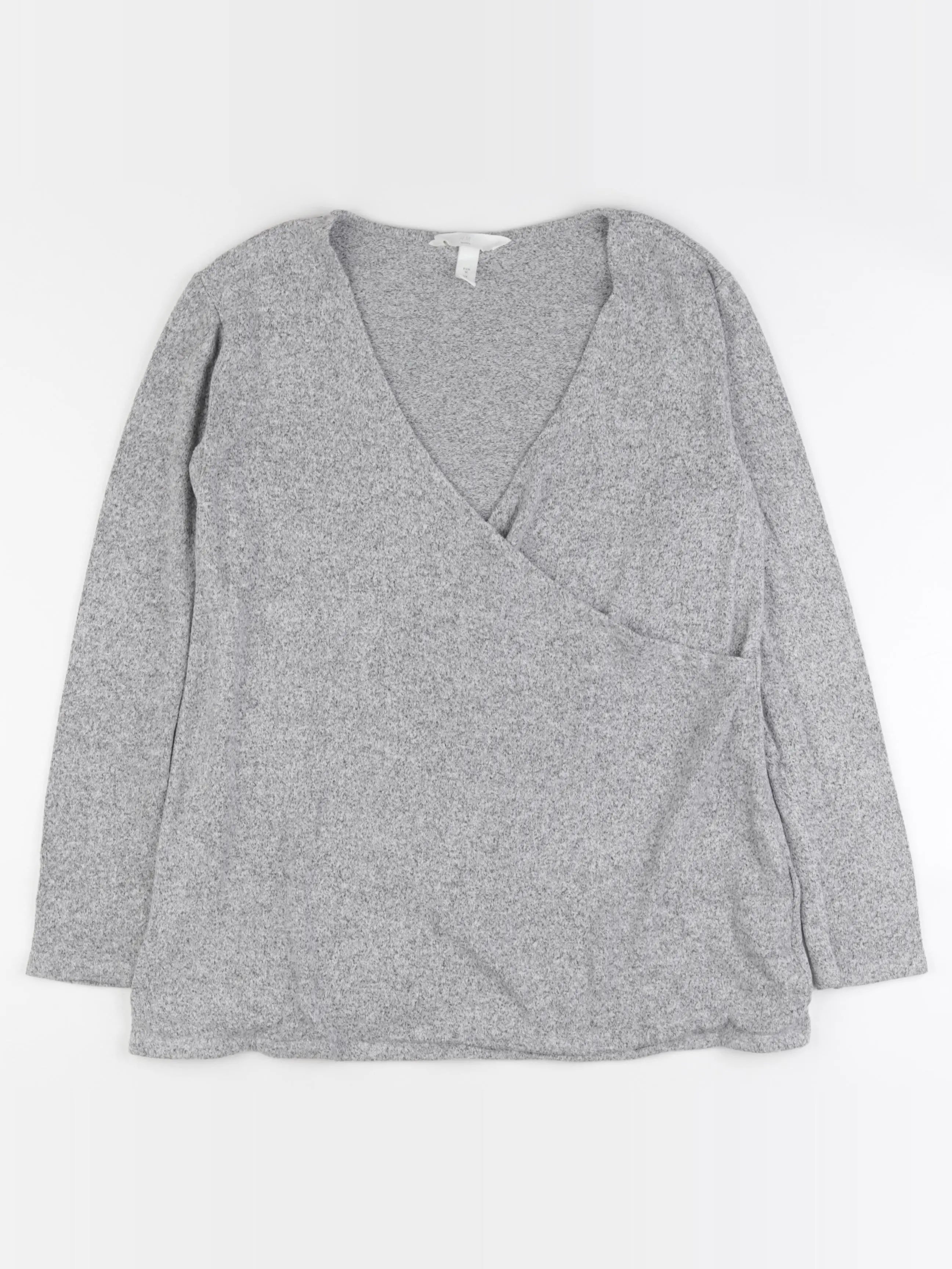 H&M - tee-shirt grossesse gris - 40 à 42
