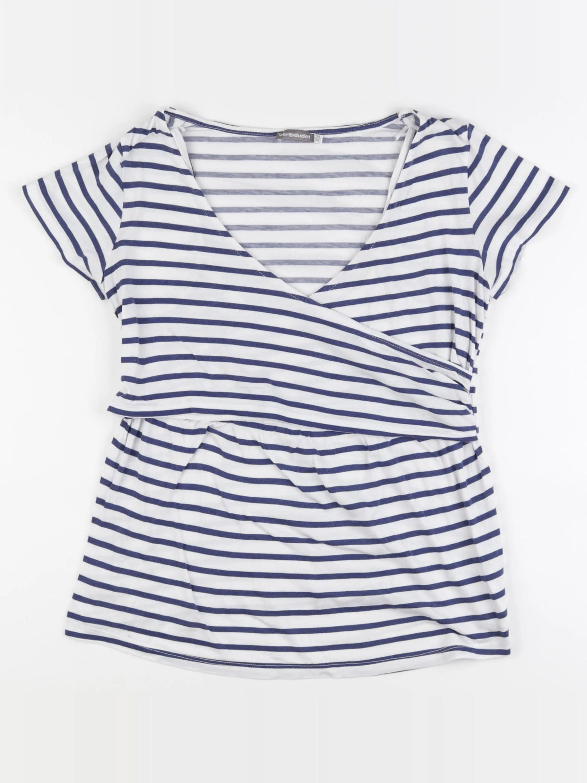 H&M - tee-shirt grossesse bleu - 34 à 36