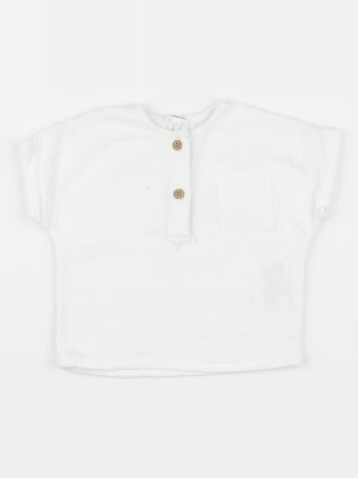 Vertbaudet - chemise blanc - 6 mois