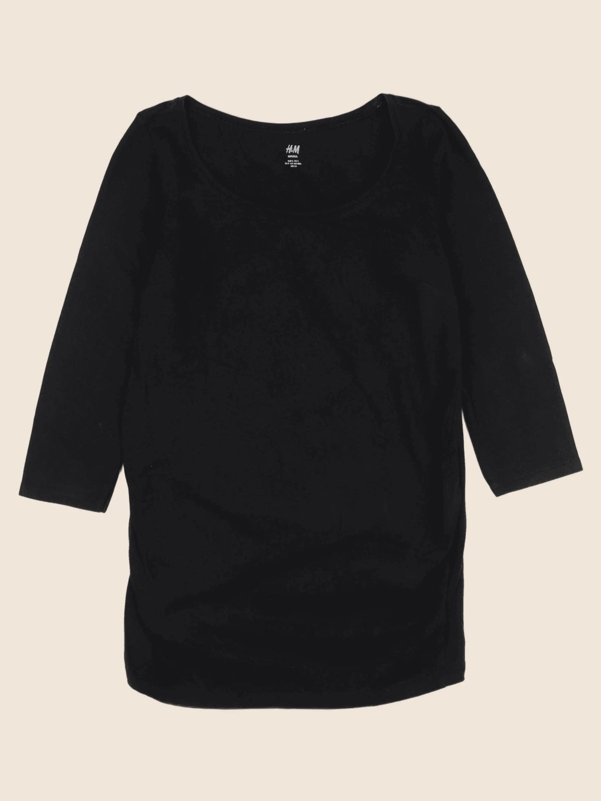 H&M - tee-shirt grossesse noir - 36 à 38