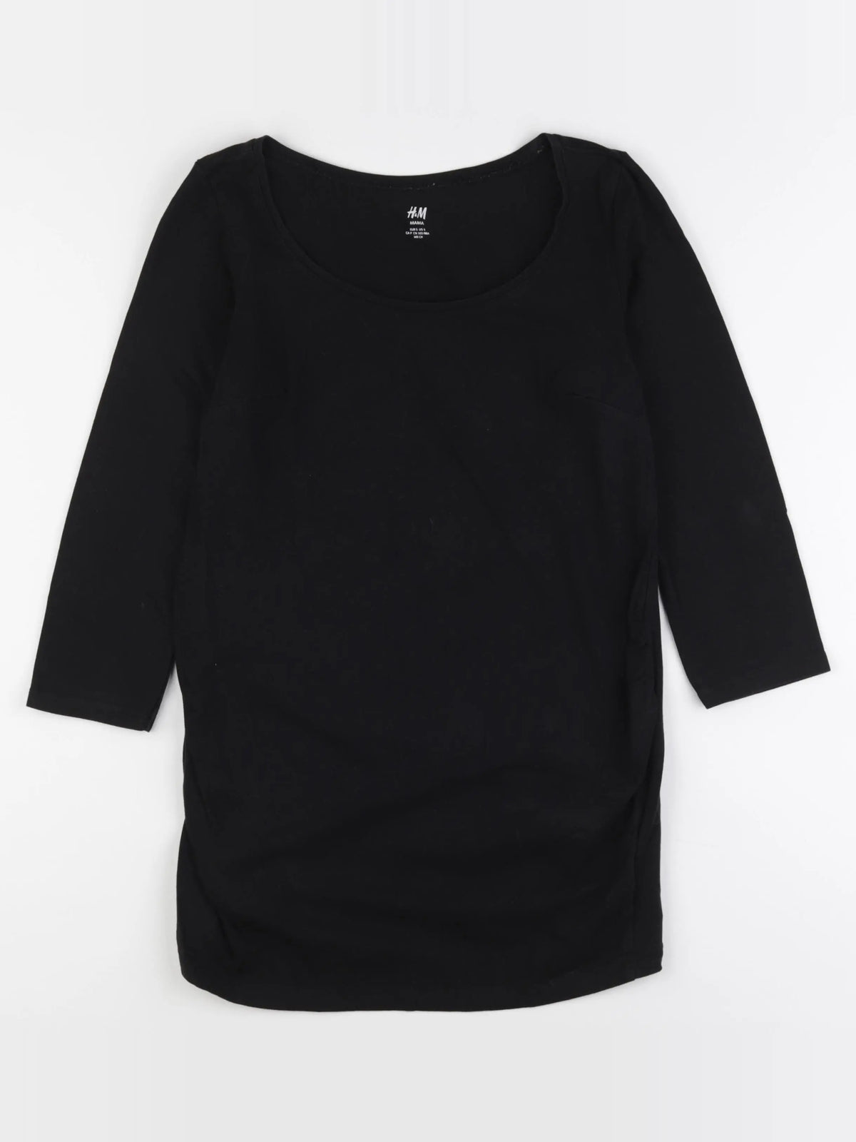 H&M - tee-shirt grossesse noir - 36 à 38