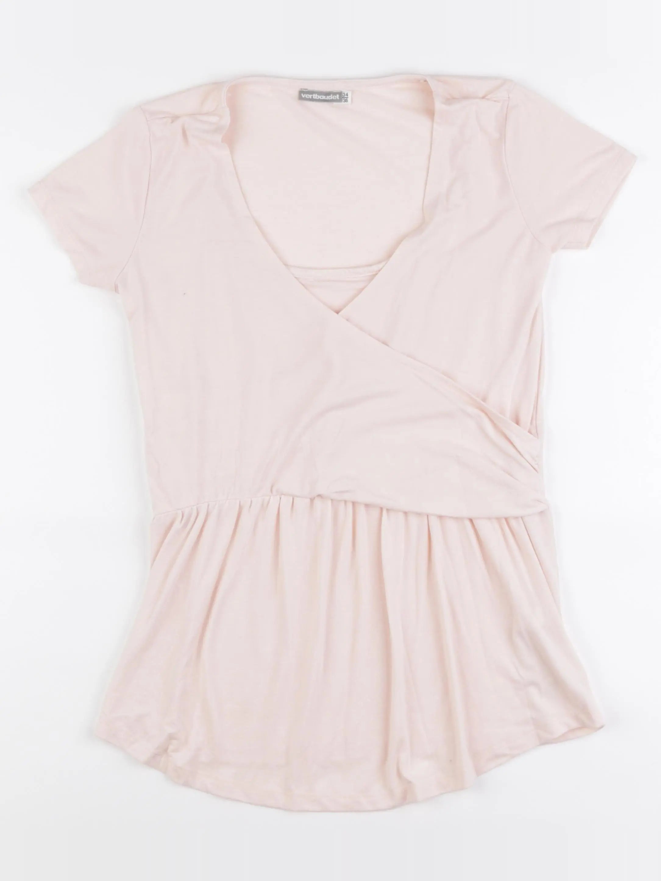 Vertbaudet - tee-shirt grossesse rose - 34 à 36